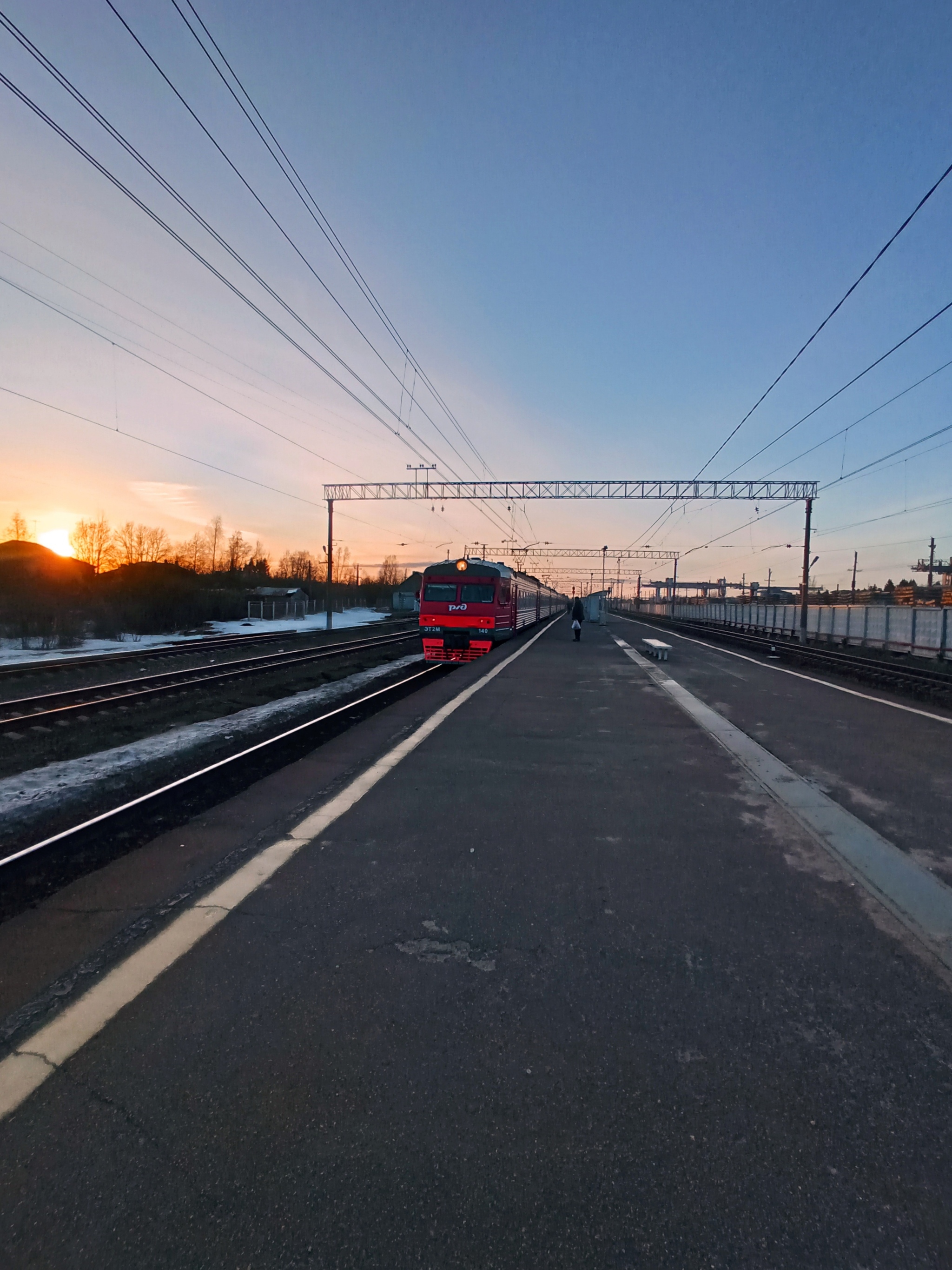 Wayway #2 - My, Saint Petersburg, Leningrad region, Railway, Train, The photo, Mobile photography, Photo on sneaker, Longpost