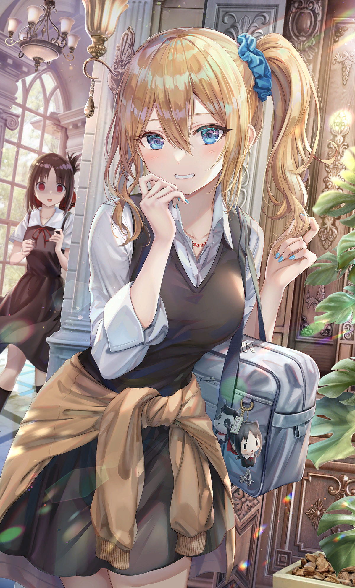 Hayasaka and Kaguya - Kaguya-Sama wa Kokurasetai, Shinomiya kaguya, Hayasaka ai, Anime art, Anime