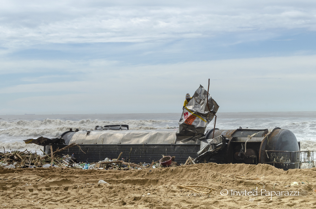 Durban beach after heavy rains. April 13, 2022 - My, South Africa, Africa, Indian Ocean, Cataclysm, Natural disasters, People, Longpost