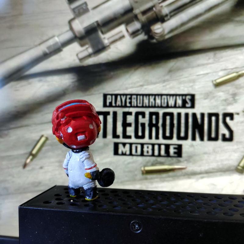 Харизматичный робот из PUBG mobile - Моё, Лепка, Рукоделие без процесса, Полимерная глина, PUBG mobile, Робот, Длиннопост