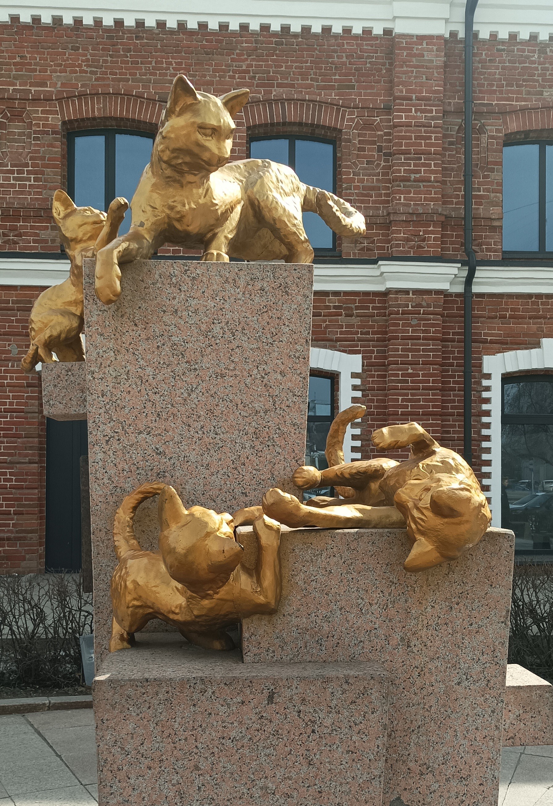 Monument to cats. Tyumen - My, cat, Kittens, Monument, Longpost, Tyumen