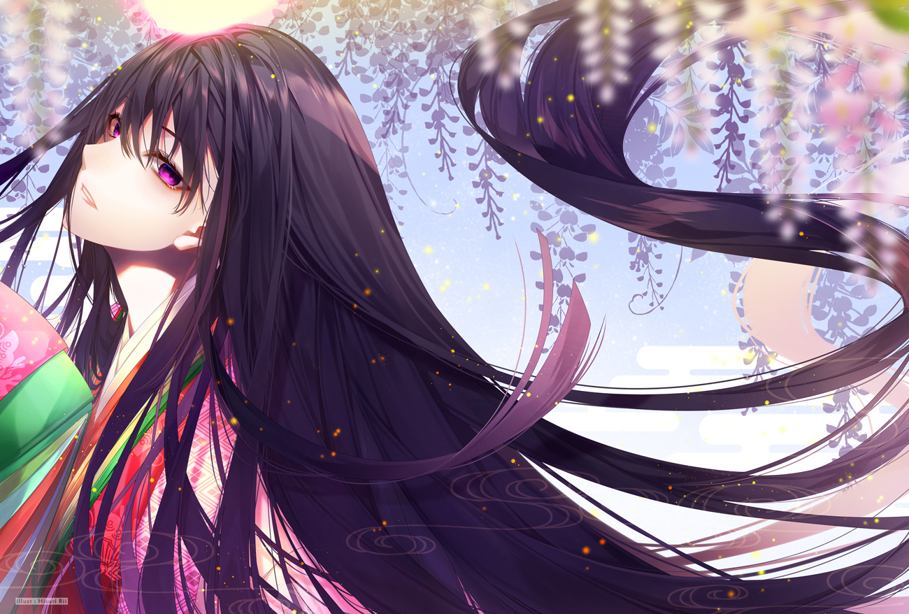 Murasaki - Anime, Anime art, Fate, Fate grand order, Murasaki Shikibu, Longpost