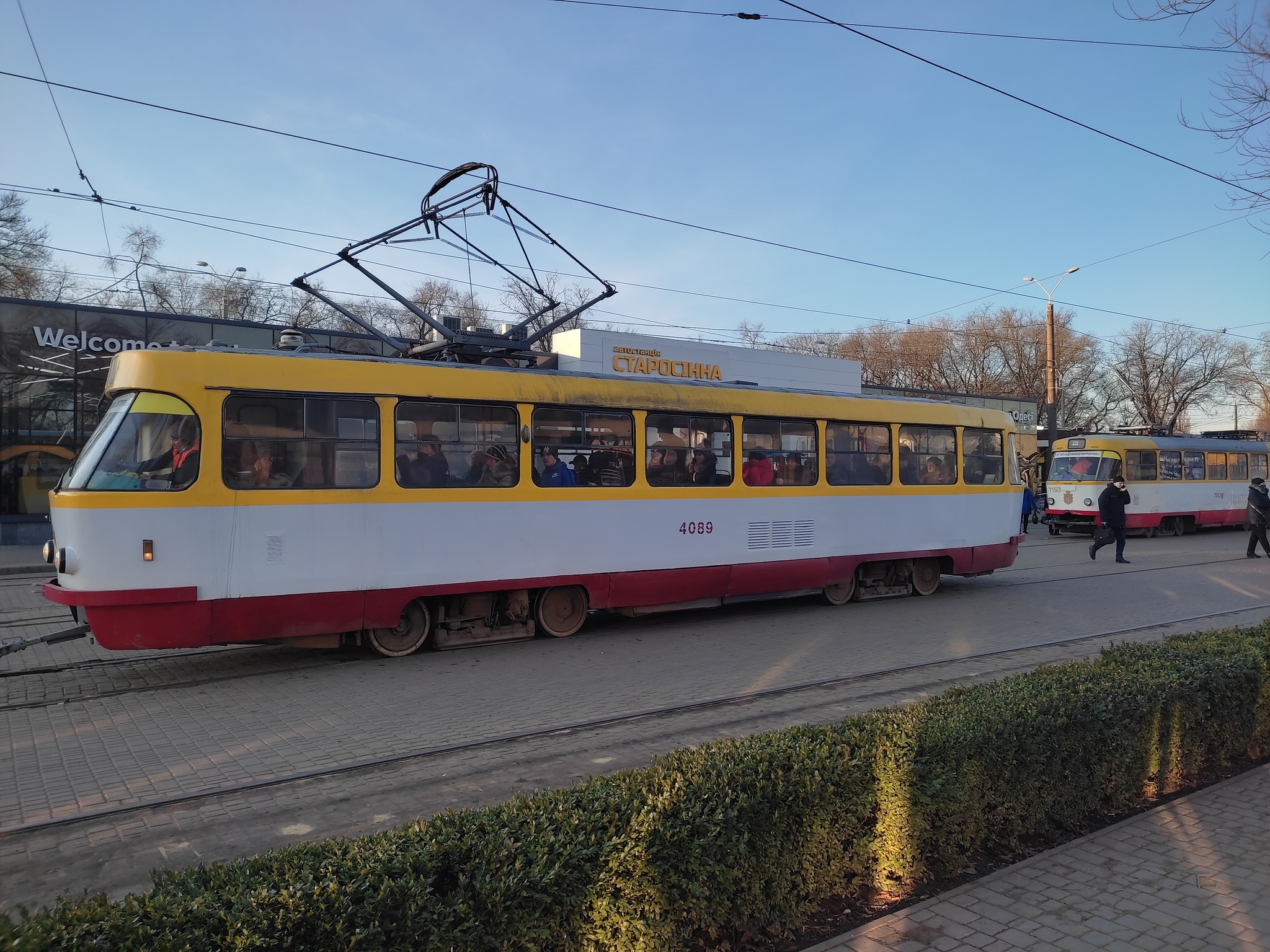 Odessa tram, January 2022 - Odessa, Tram