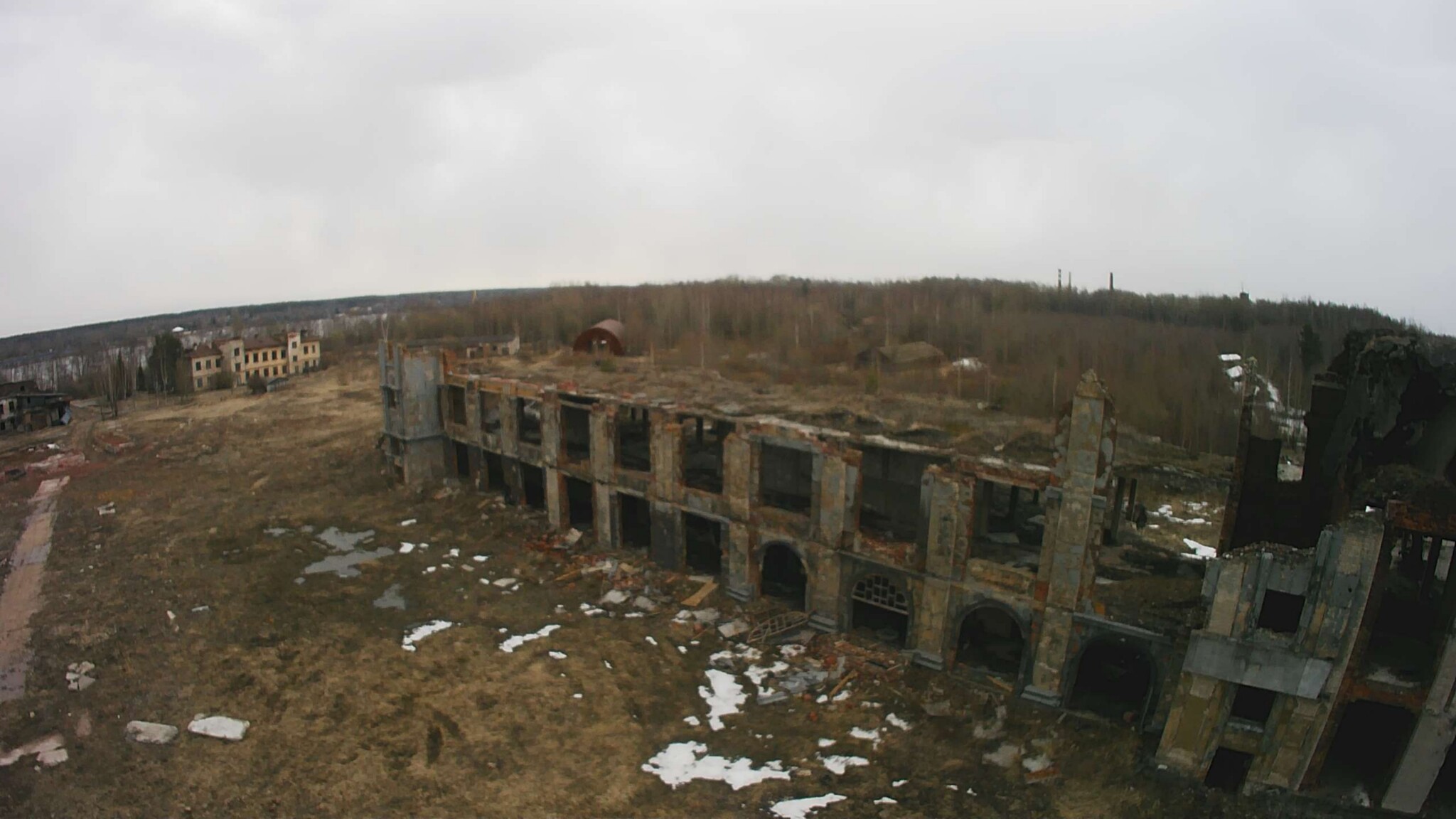 Ruins of the plant Lenspirtstroy - My, Abandoned, Devastation, Factory, Video, Youtube, Longpost