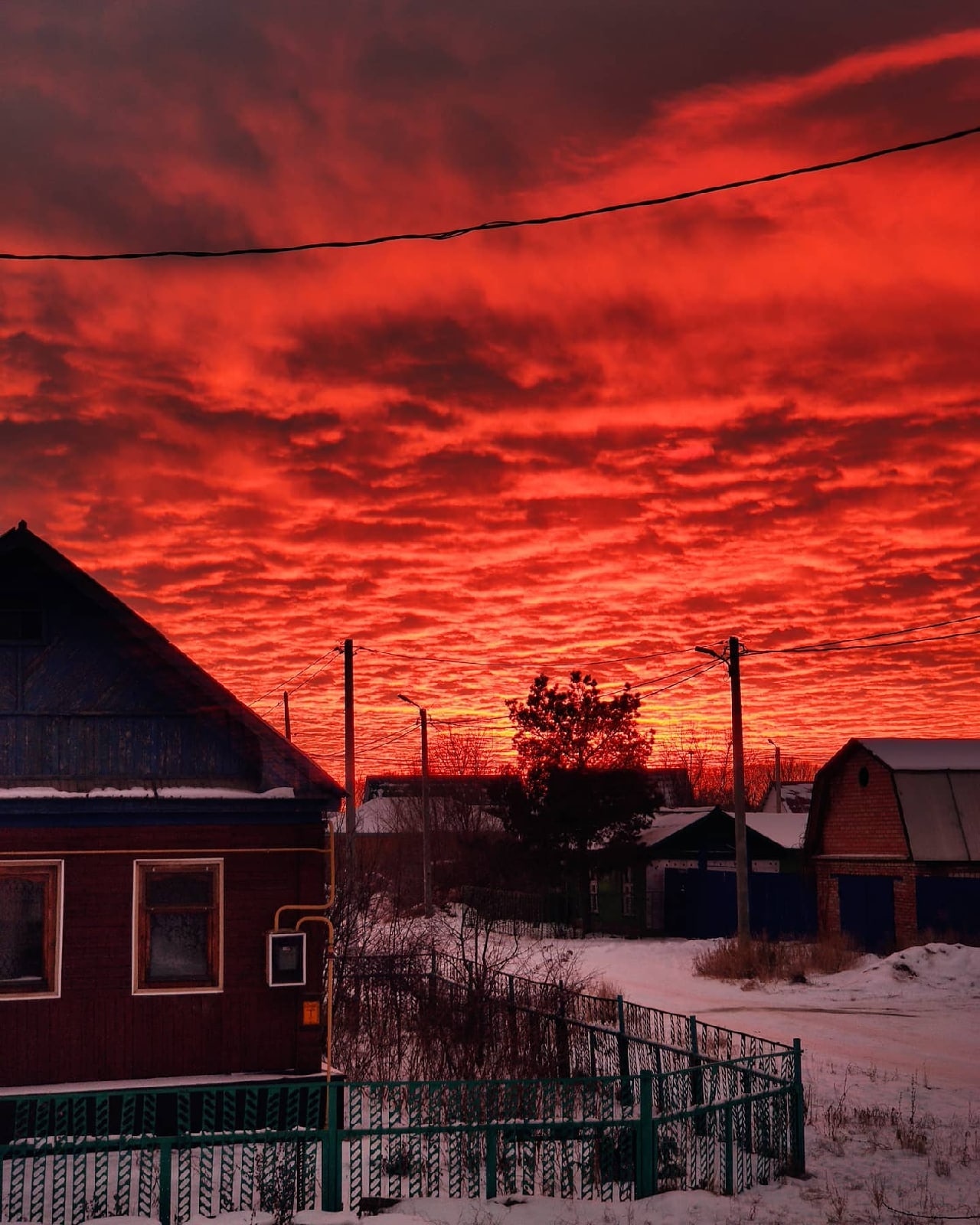 Sunset in the Orenburg region - Sunset, Orenburg region, Nature, beauty, The photo