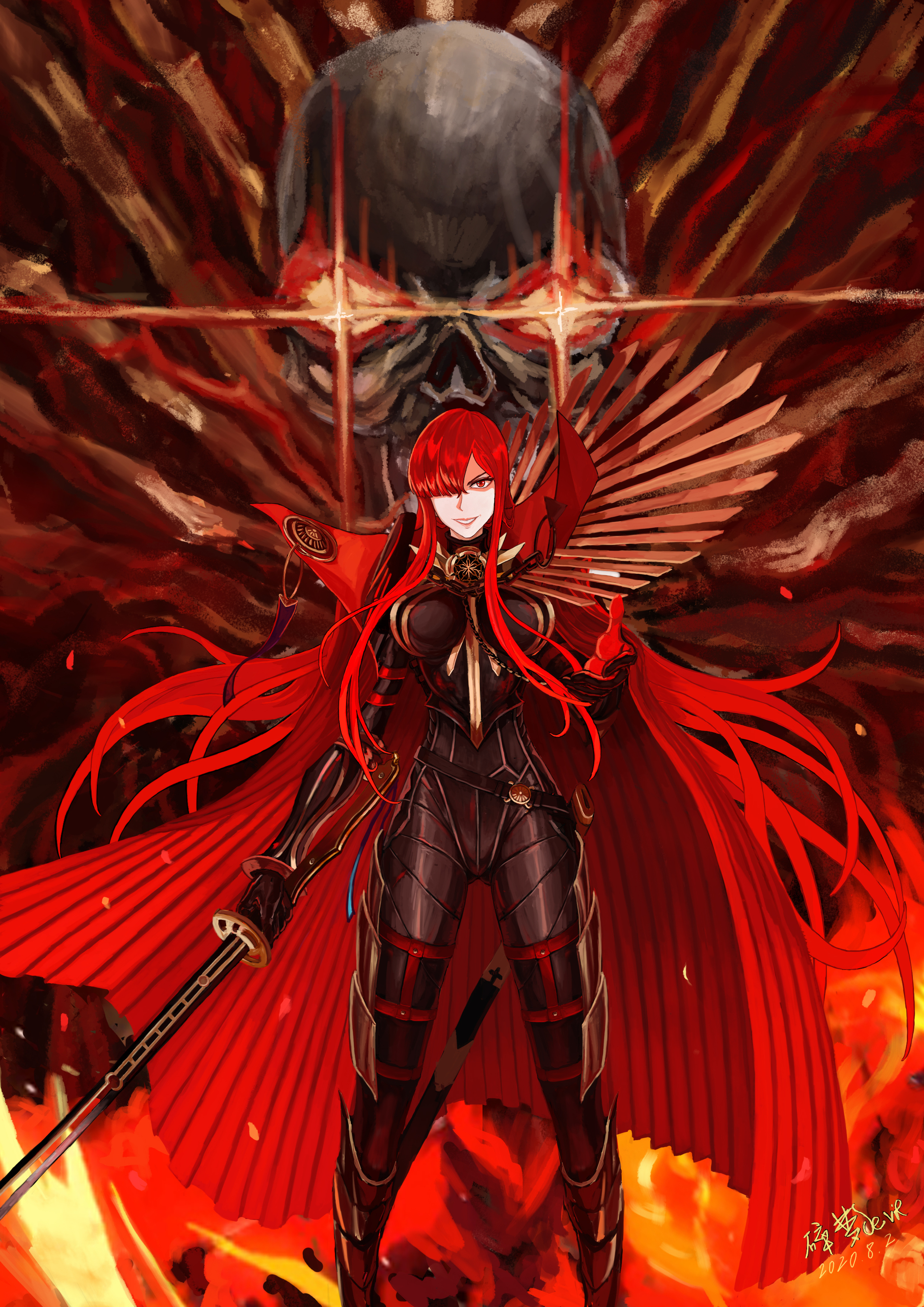 Hot Nobu - Anime, Anime art, Fate, Fate grand order, Oda nobunaga, Longpost