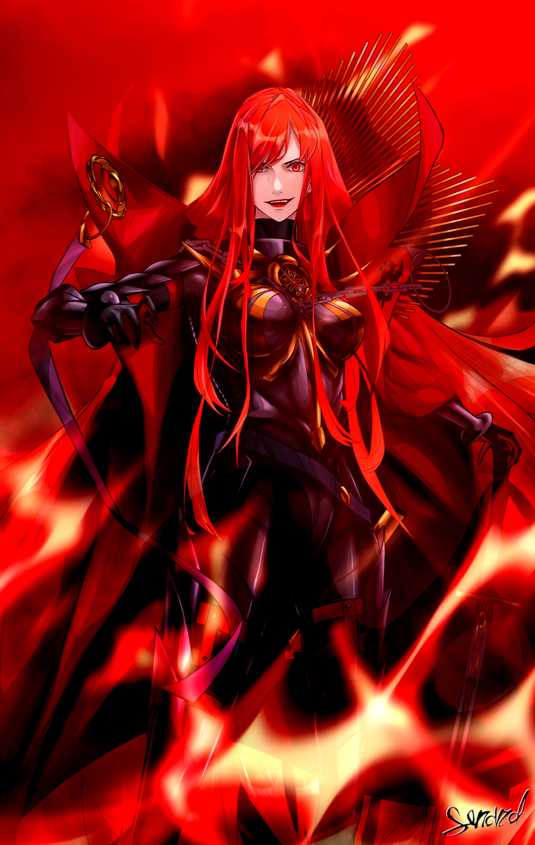 Hot Nobu - Anime, Anime art, Fate, Fate grand order, Oda nobunaga, Longpost