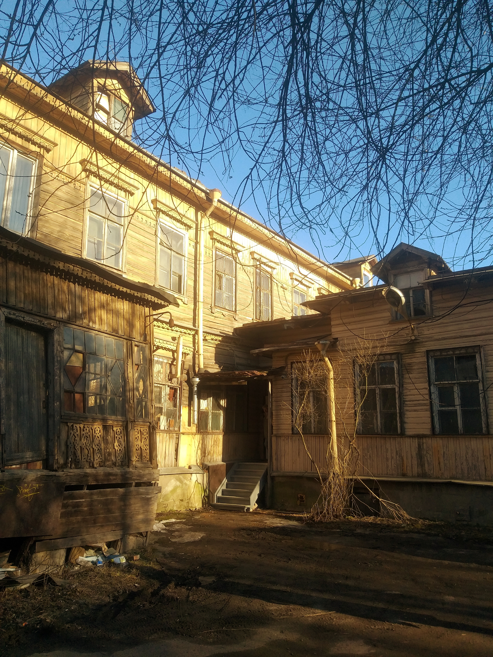 Telman, Krylenko - My, Saint Petersburg, Mobile photography, Old man, Abandoned, Longpost