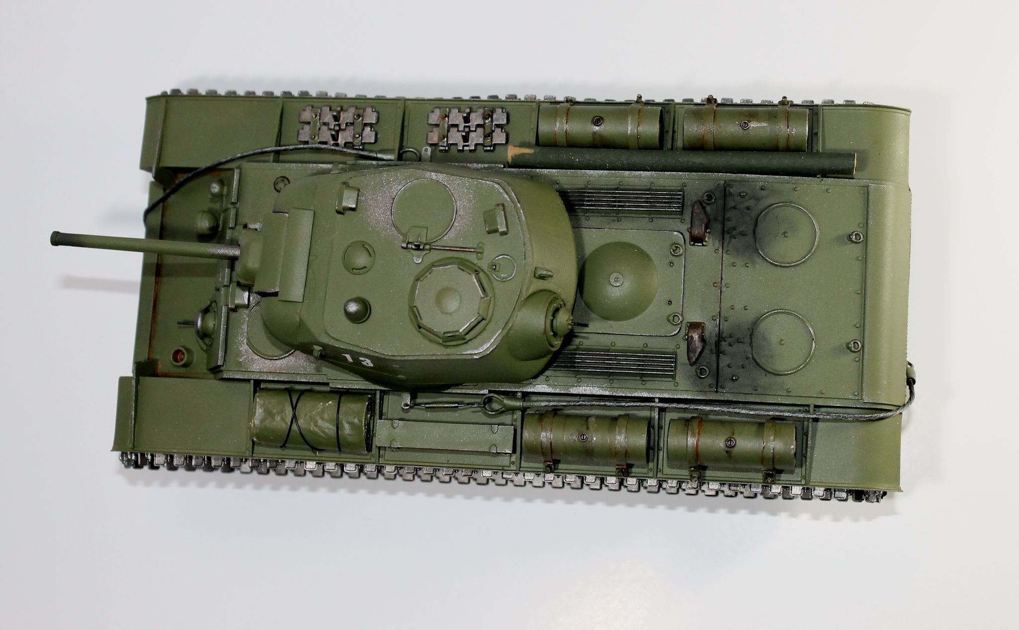 KV-1S from Eastern Express - My, Modeling, Tanks, Stand modeling, 1:35, Longpost