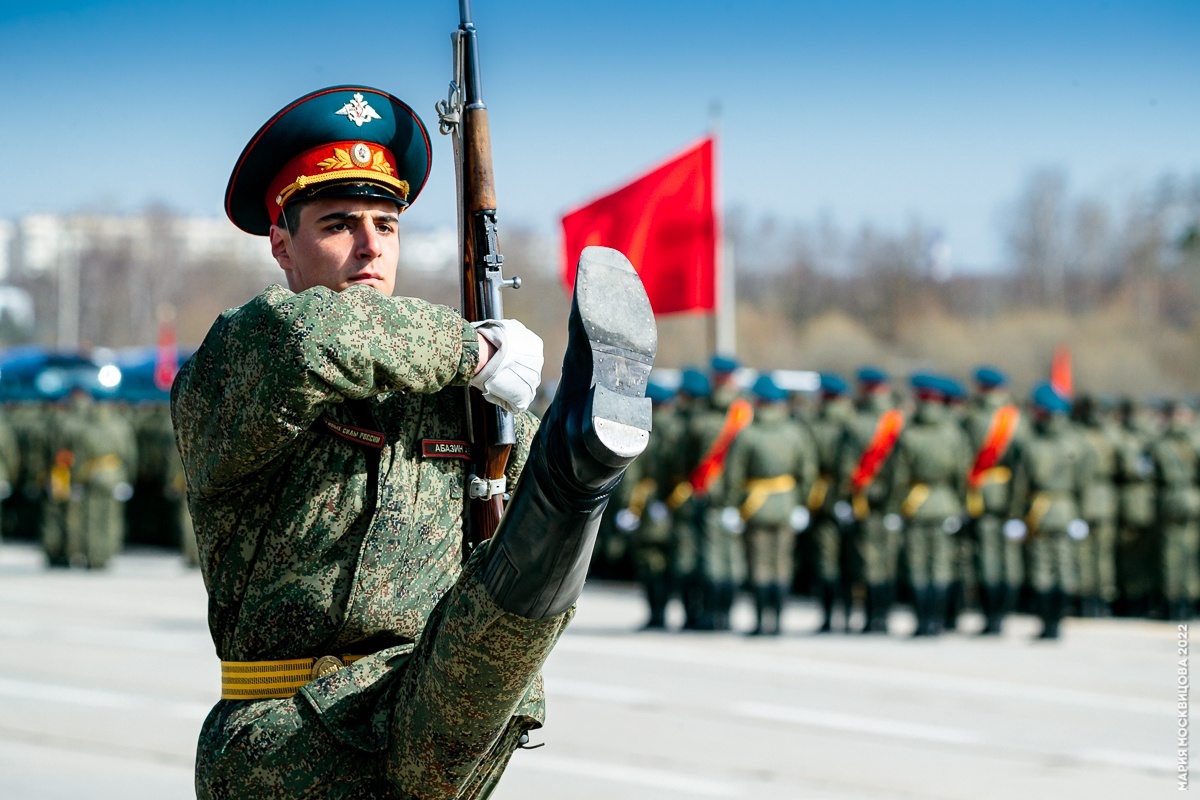 Репетиции Парада Победы 2022 на полигоне Алабино | Пикабу