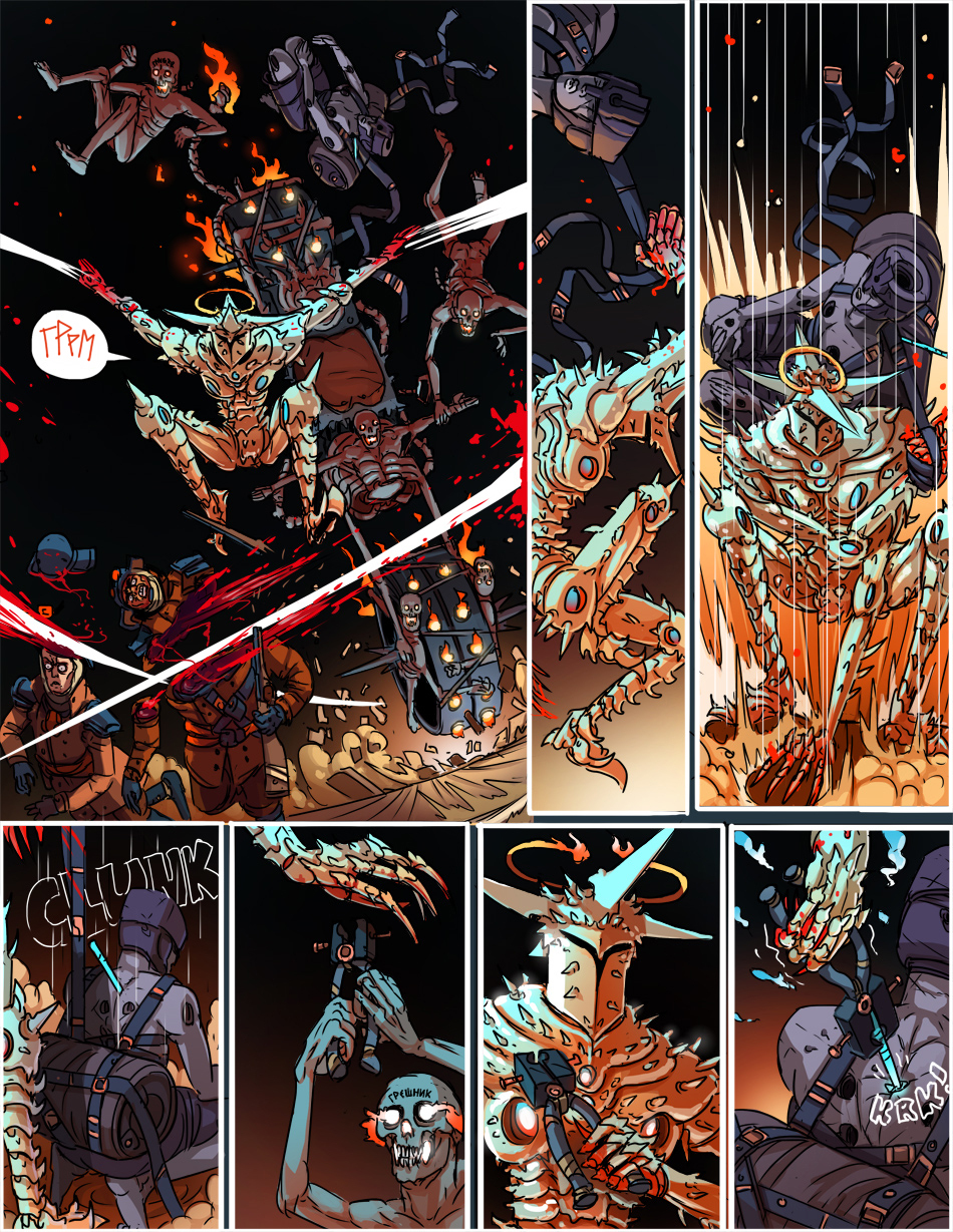 Book 2. Chapter 5 - Comics, Web comic, Translated by myself, Kill Six billion demons, Longpost