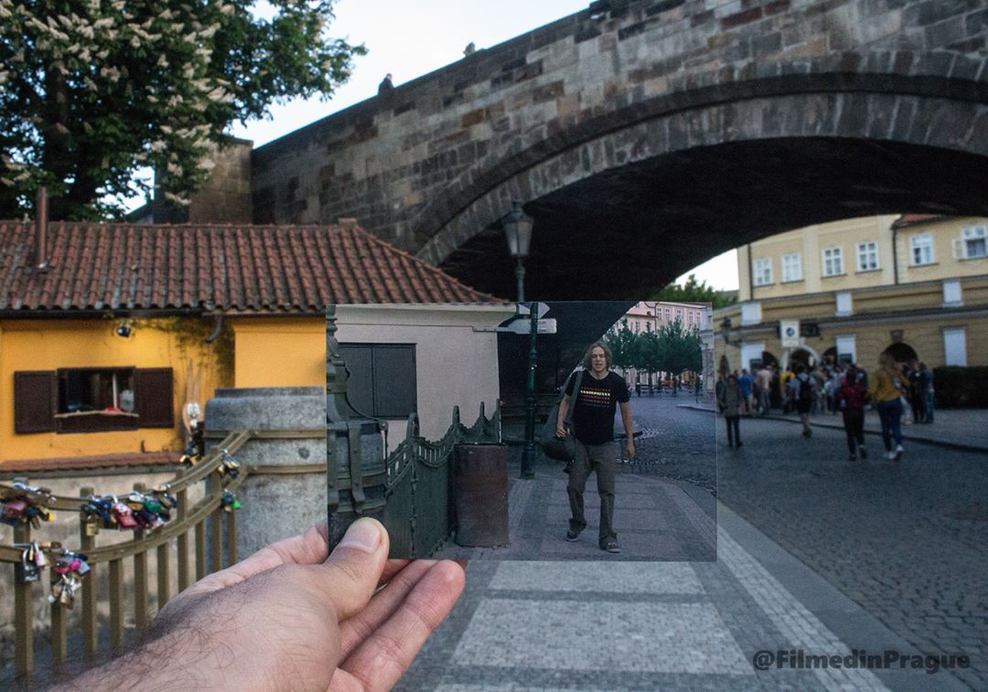 Прага в кино: фотограф прошелся по местам съемок известных фильмов | Пикабу