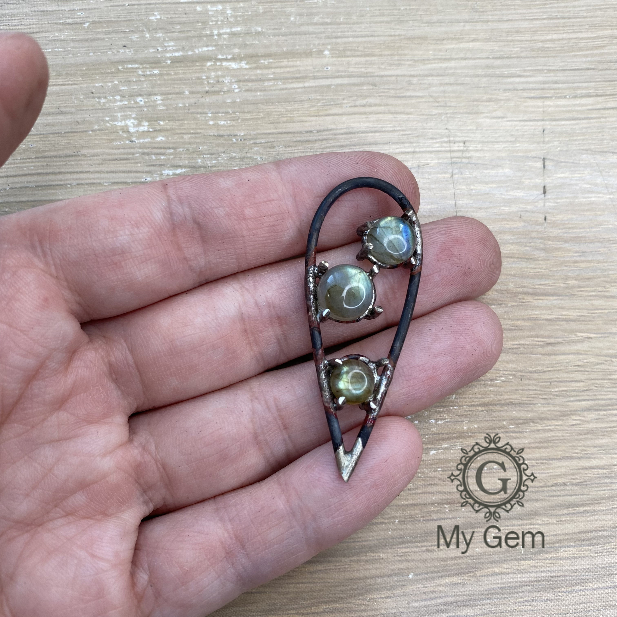 Creative process - My, Fantasy, Wire wrap, Pendant, Handmade, Creation, Longpost, Needlework with process