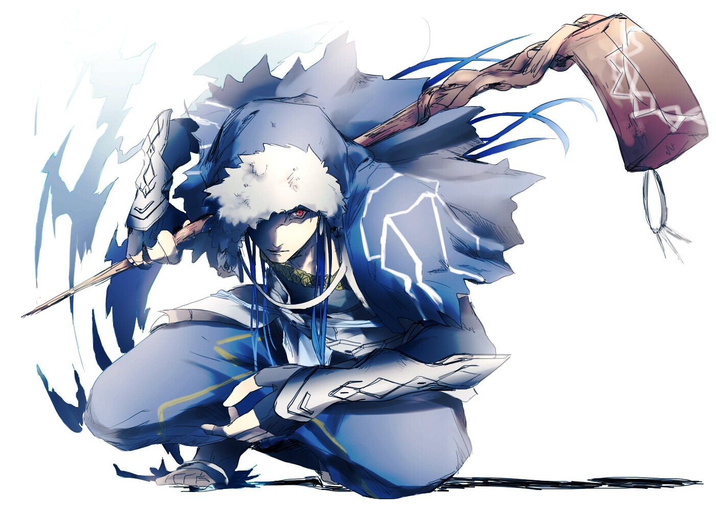 Koo Caster - Anime, Anime art, Fate, Fate grand order, Cu chulainn, Longpost