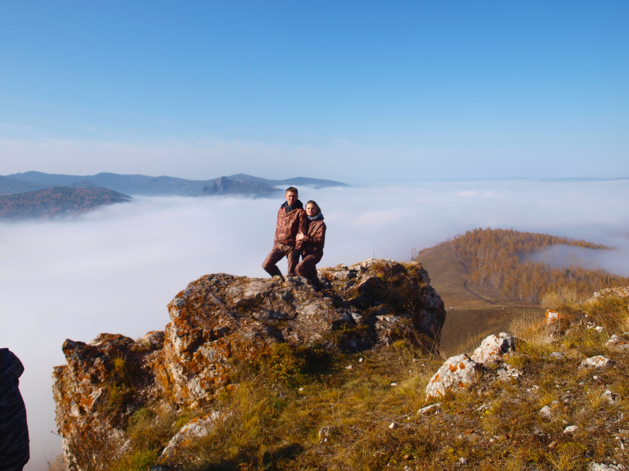 Response to the post I felt good there - My, Arch, Krasnoyarsk, The mountains, Taiga, Nature, Clouds, Landscape, Fog, Sunset, Torgashinsky Ridge, Siberia, Reply to post, Longpost