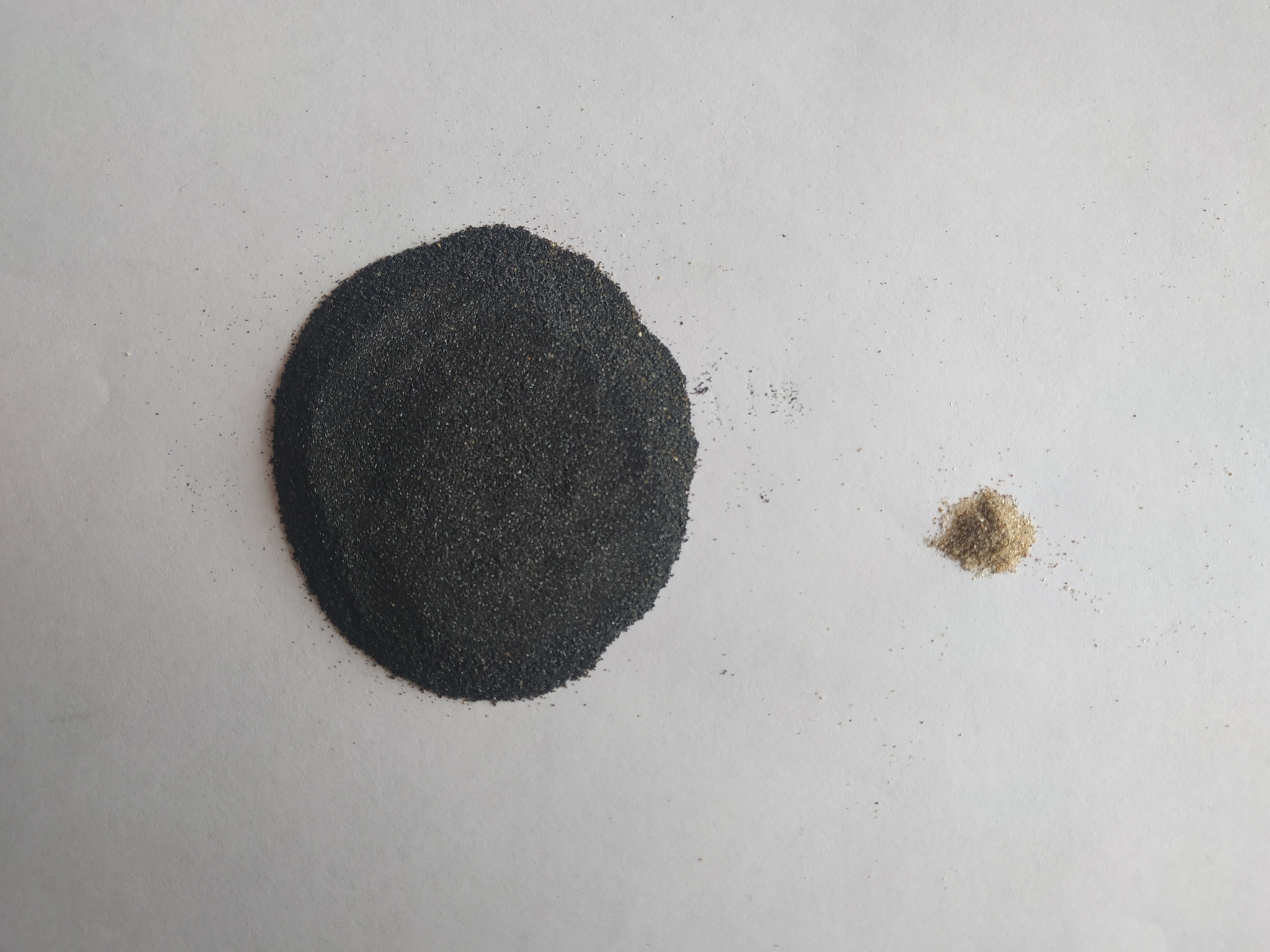 Magnetic sand from Bali - how much ordinary sand is there? - My, A magnetic field, Volcanic sand, Physical experiments, Nature, Video, Longpost