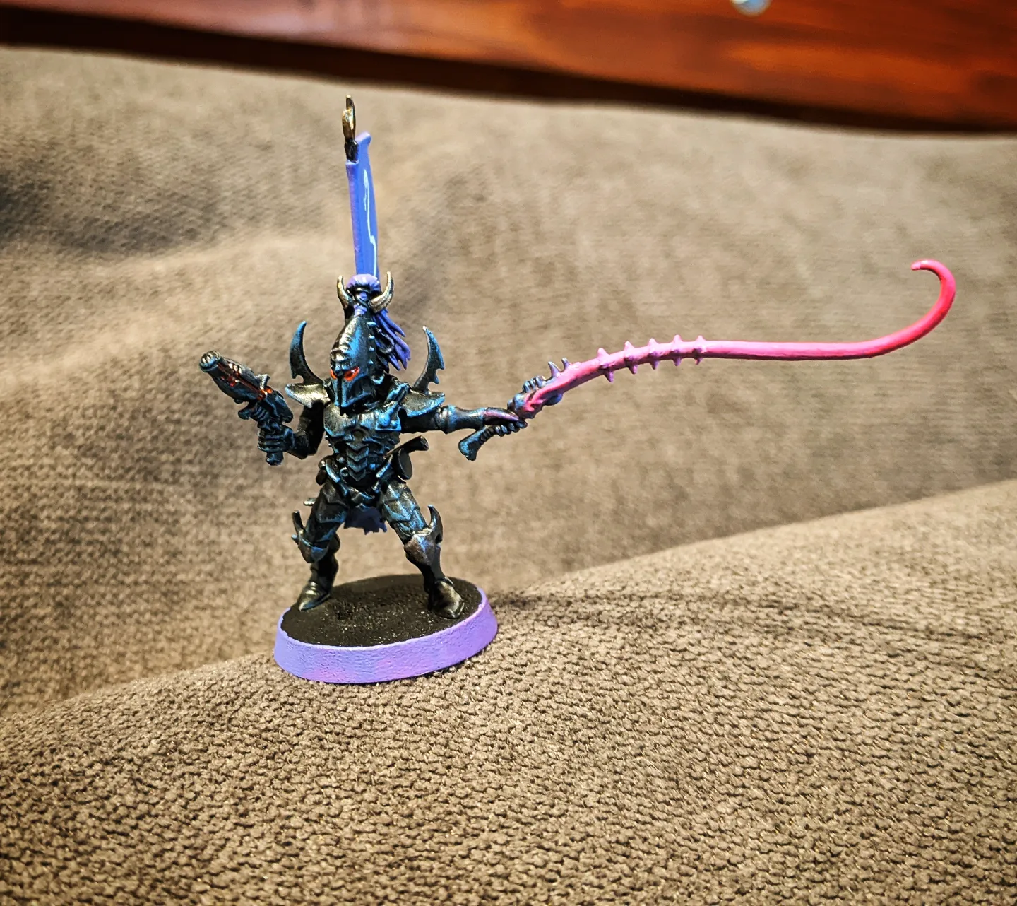 Drukhari trueborn sybarite - My, Warhammer 40k, Modeling, Painting miniatures, Drukhari, Longpost