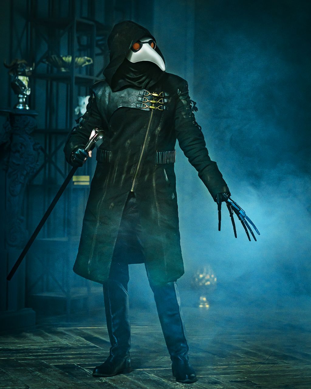 Plague Doctors Fire Eagles - photo by Yuri Stepanov - My, The photo, Cosplay, Mask, PHOTOSESSION, Professional shooting, Plague, Plague Doctor, Plague Doctor Mask, Cosplayers, Gothic, Models, Longpost, Pestilence, Blood, Beautiful, Body, Middle Ages, Suffering middle ages, Photographer, HDR, Photoshop