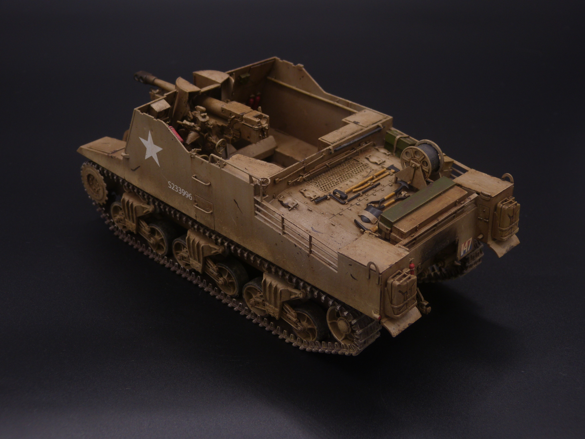 Sexton II self-propelled gun - My, Modeling, Stand modeling, Scale model, Collection, Military equipment, Longpost