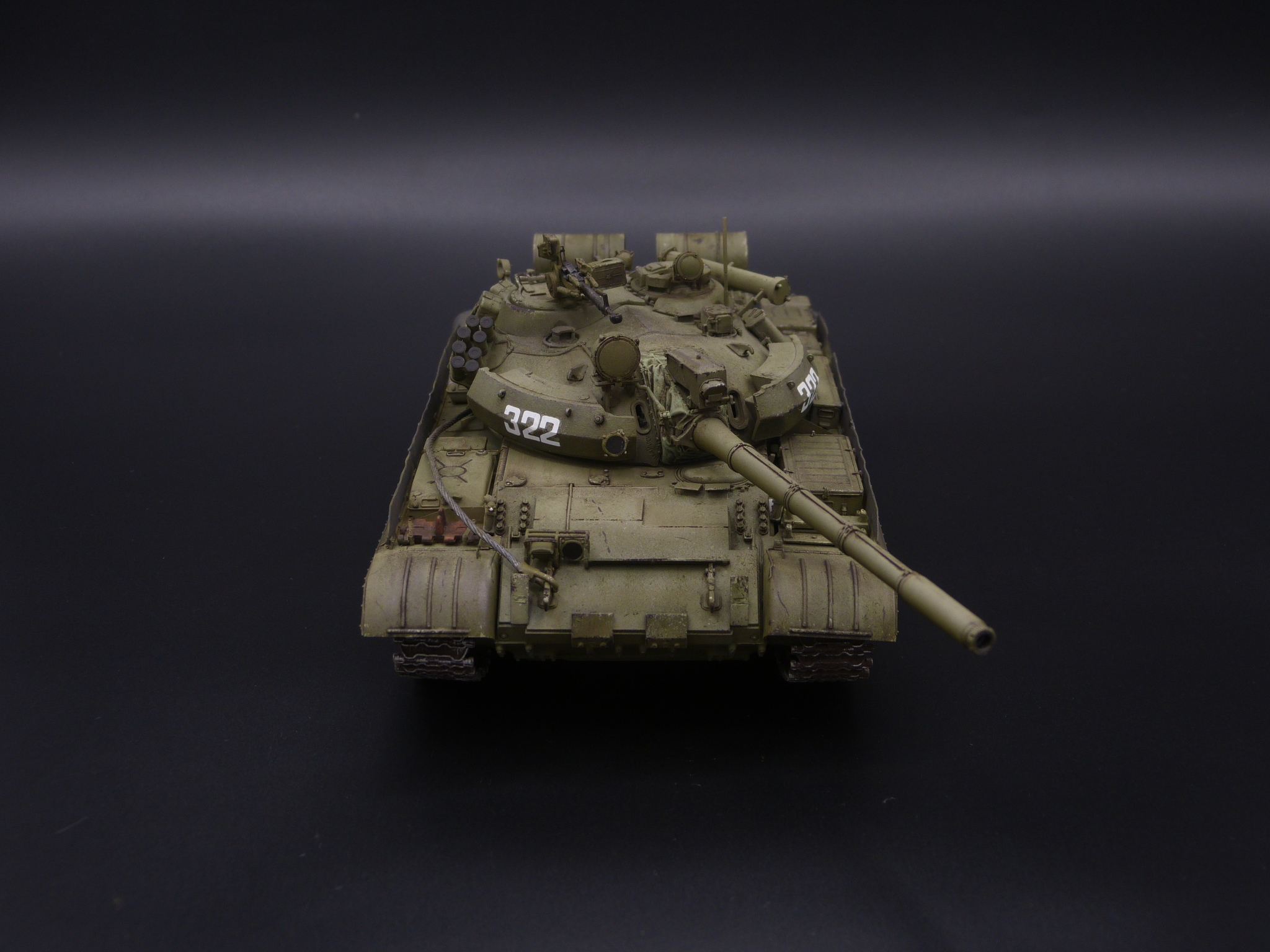 MBT T-55AM - My, Stand modeling, Tanks, Modeling, Scale model, Collecting, Collection, Military equipment, Longpost