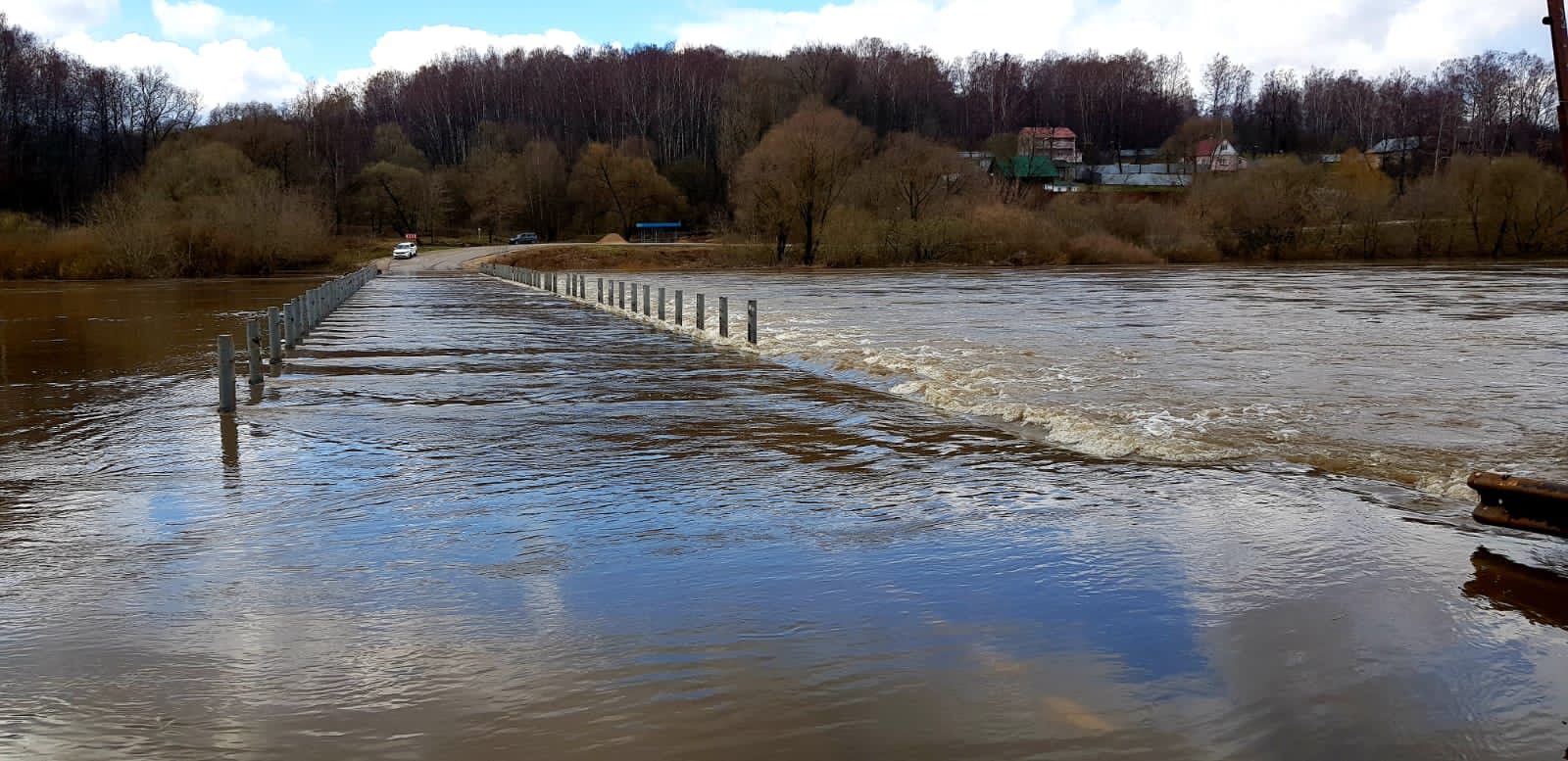 In the morning there was a bridge, and in the afternoon disappeared - My, Flood, Spring, The photo