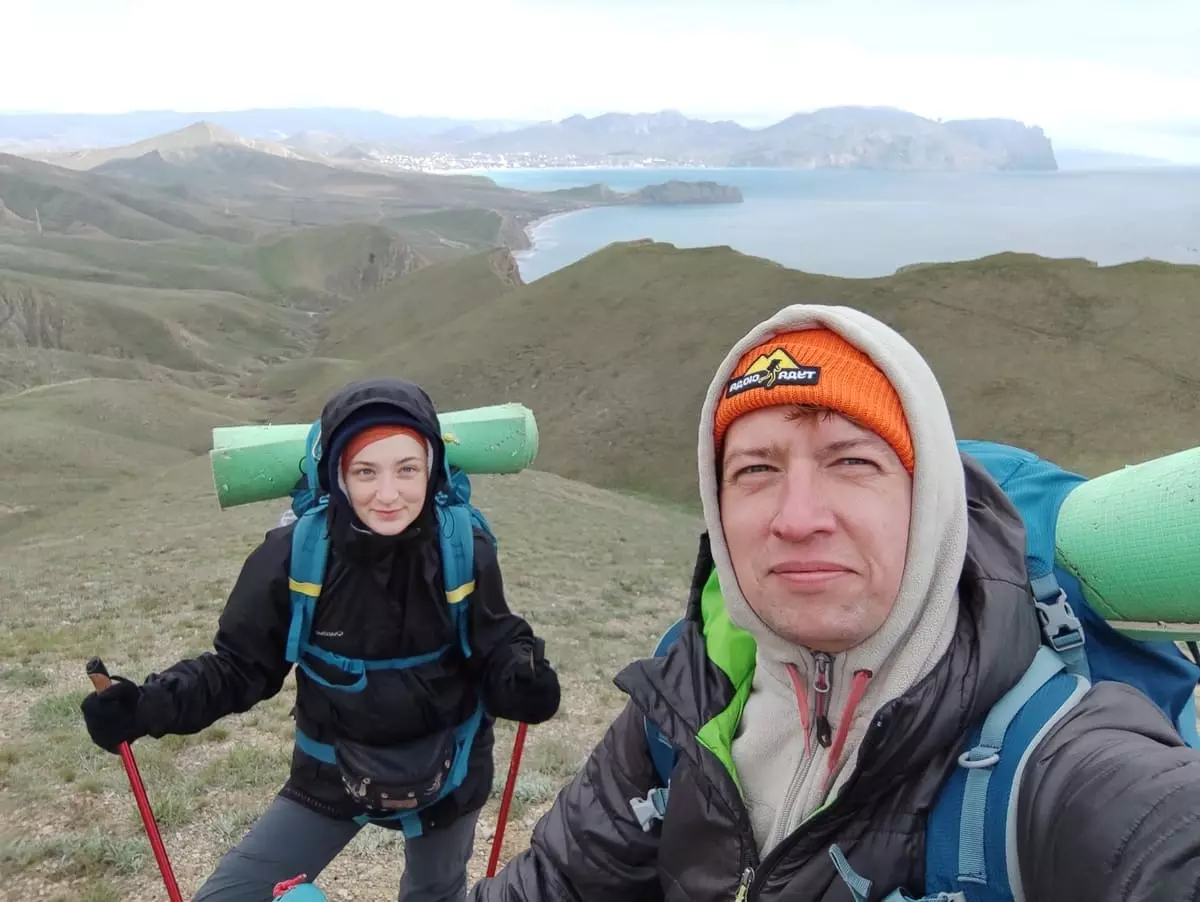 REPORT: March through the eastern Crimea on April 15-19, 2022 along the route Feodosia - NovyI Svet - My, Hike, Travel across Russia, Travels, The mountains, Crimea, Tent, Туристы, Tourism, Mountain tourism, Vacation, Black Sea, Longpost, The photo, Video, Youtube