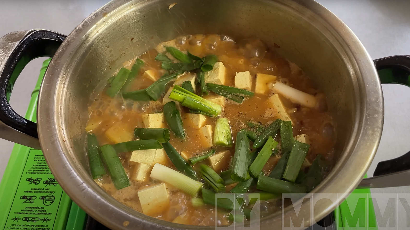 Stew with meat and vegetables with Dandian pasta in Korean - a simple recipe - My, Recipe, Video recipe, Cooking, Preparation, Dinner, Stew, Vegetables, Meat, Korean food, Yummy, Braise, cookbook, Street food, Tofu, Soy, Snack, Dinner, Fancy food, Spicy, Video, Youtube, Longpost