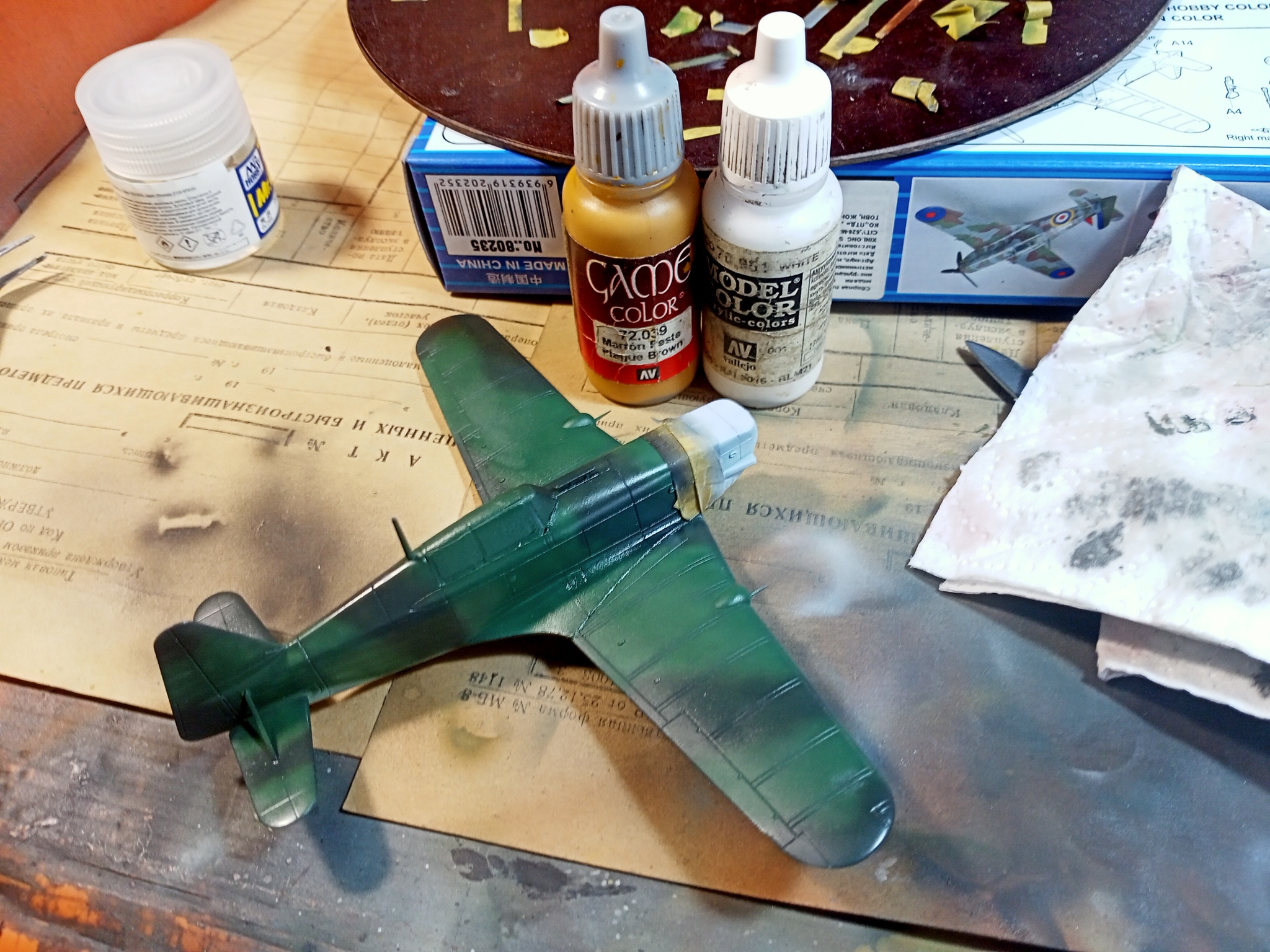 Morane-Saulnier M.S.406C-1 (1/72 Hobby Boss). Build Notes - My, Stand modeling, Modeling, Scale model, Hobby, Miniature, Painting miniatures, With your own hands, Needlework with process, Needlework, Aviation, The Second World War, Airplane, Prefabricated model, Assembly, Airbrushing, Overview, Fighter, Finland, France, Longpost