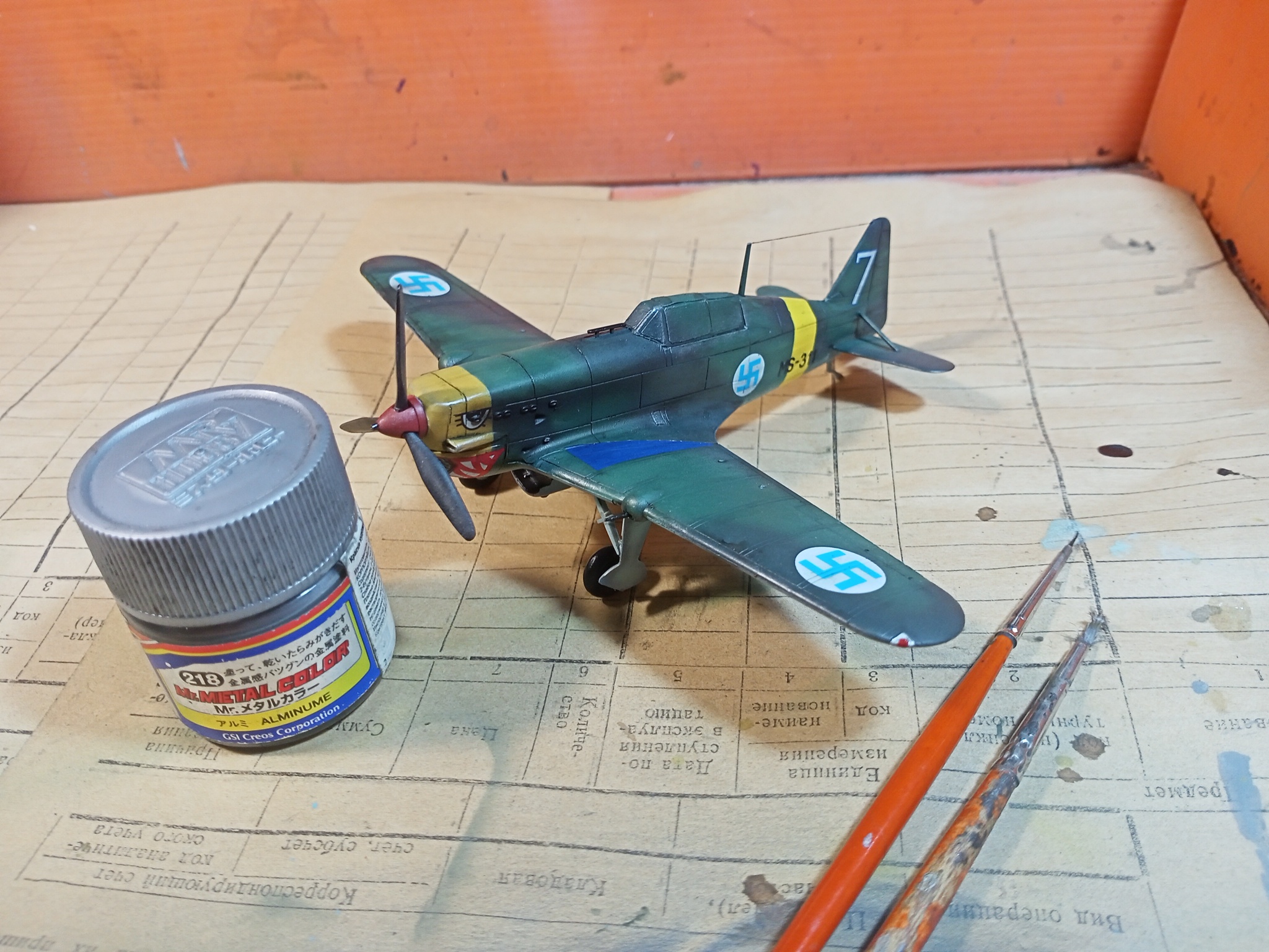 Morane-Saulnier M.S.406C-1 (1/72 Hobby Boss). Build Notes - My, Stand modeling, Modeling, Scale model, Hobby, Miniature, Painting miniatures, With your own hands, Needlework with process, Needlework, Aviation, The Second World War, Airplane, Prefabricated model, Assembly, Airbrushing, Overview, Fighter, Finland, France, Longpost