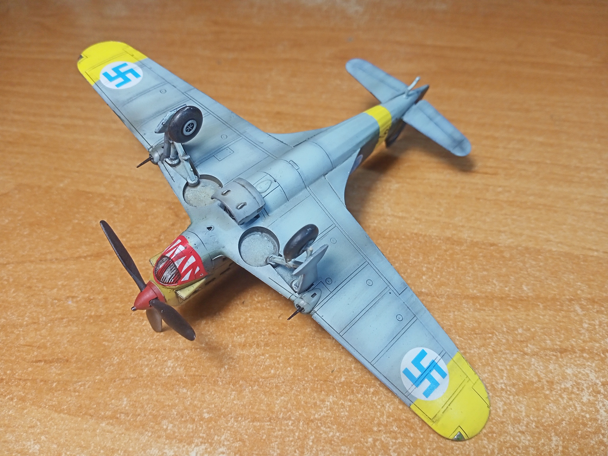 Morane-Saulnier M.S.406C-1 (1/72 Hobby Boss). Build Notes - My, Stand modeling, Modeling, Scale model, Hobby, Miniature, Painting miniatures, With your own hands, Needlework with process, Needlework, Aviation, The Second World War, Airplane, Prefabricated model, Assembly, Airbrushing, Overview, Fighter, Finland, France, Longpost