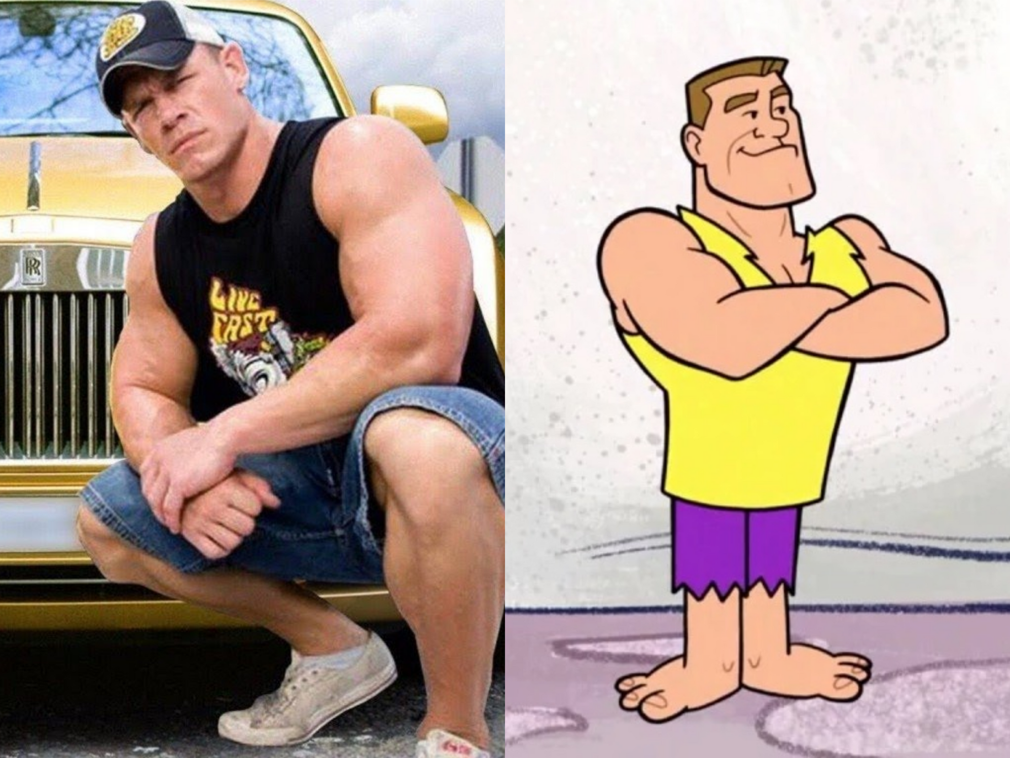 April 23, 1977 - Peacemaker John Cena celebrates his birthday - Flintstones, WWE, The calendar, John Cena, Cartoons