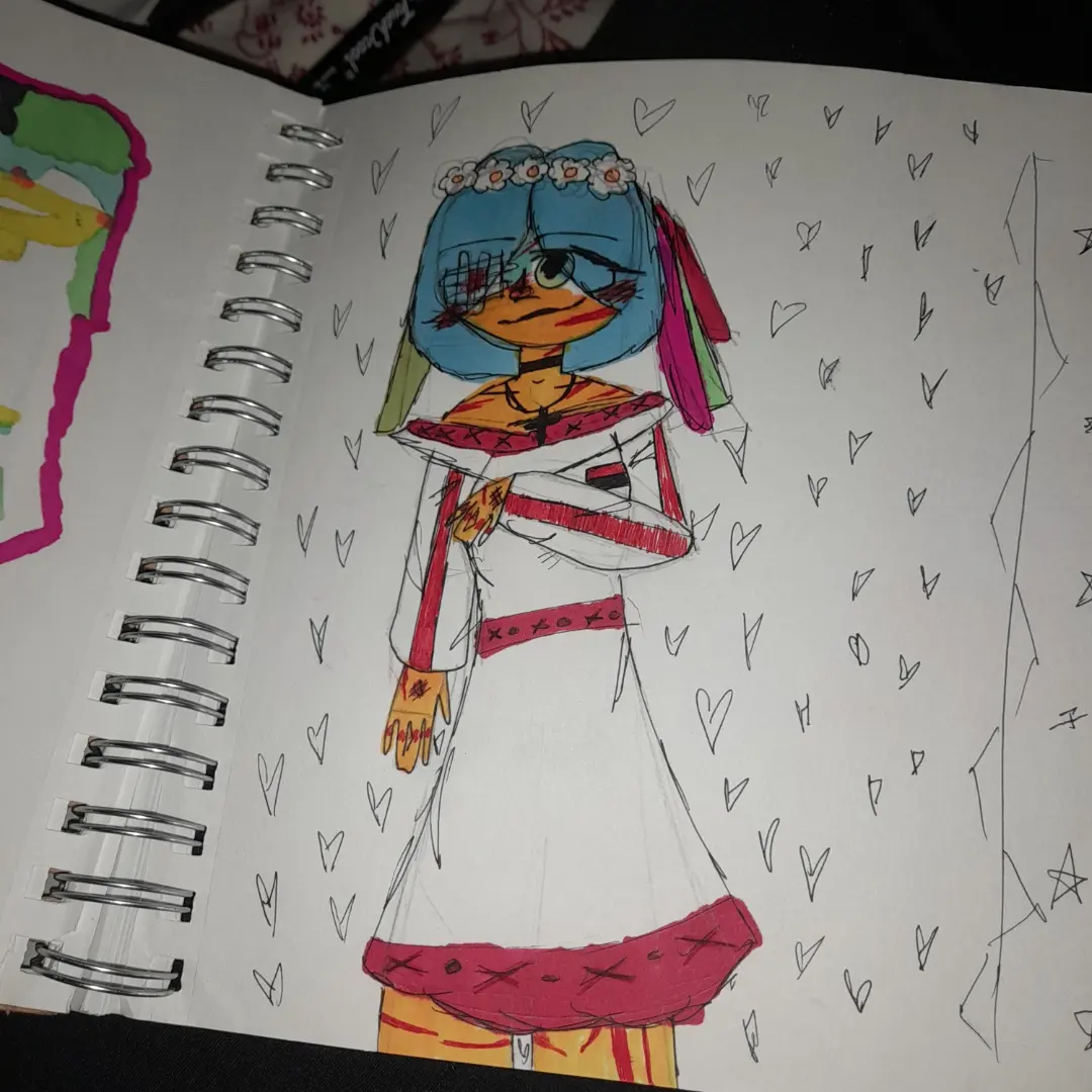 Dill, grew and protein xz - Countryhumans, With your own hands, Sketchbook, Drawing, Longpost