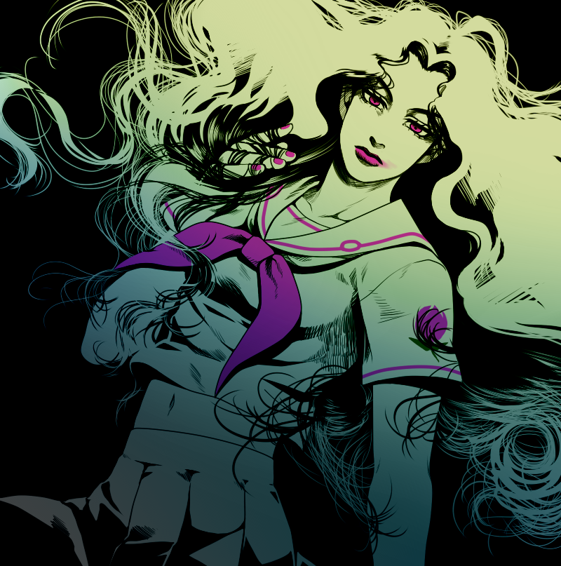 Юкако - Аниме, Anime Art, Jojos Bizarre Adventure, Diamond is Unbreakable, Длиннопост, Yukako Yamagishi