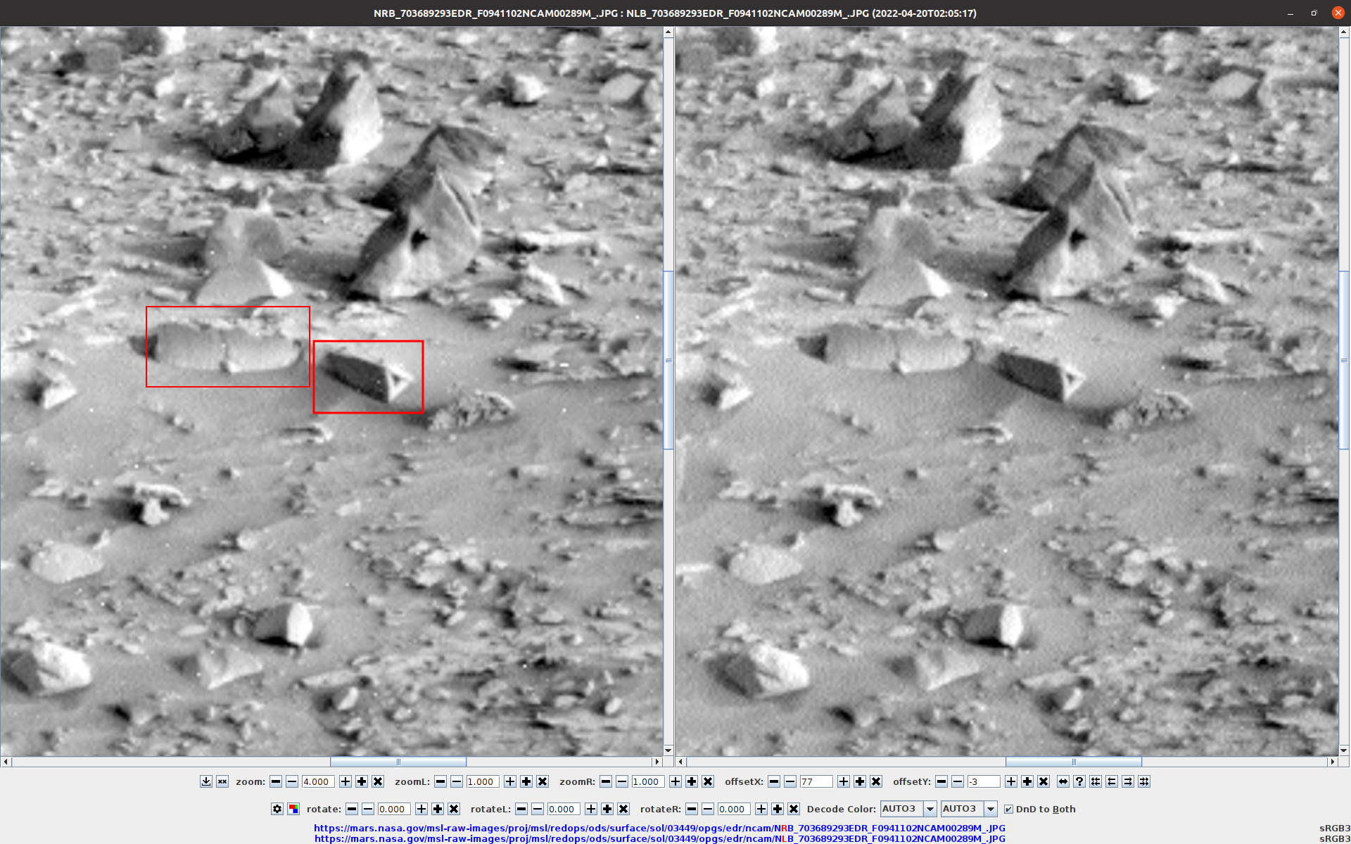 It seems that the rover photographed the ruins - My, Mystic, Страшные истории, Mars, Rover, Stereophotography, Stereo pair, Martians, Space, Extraterrestrial life, Stereograms, Longpost