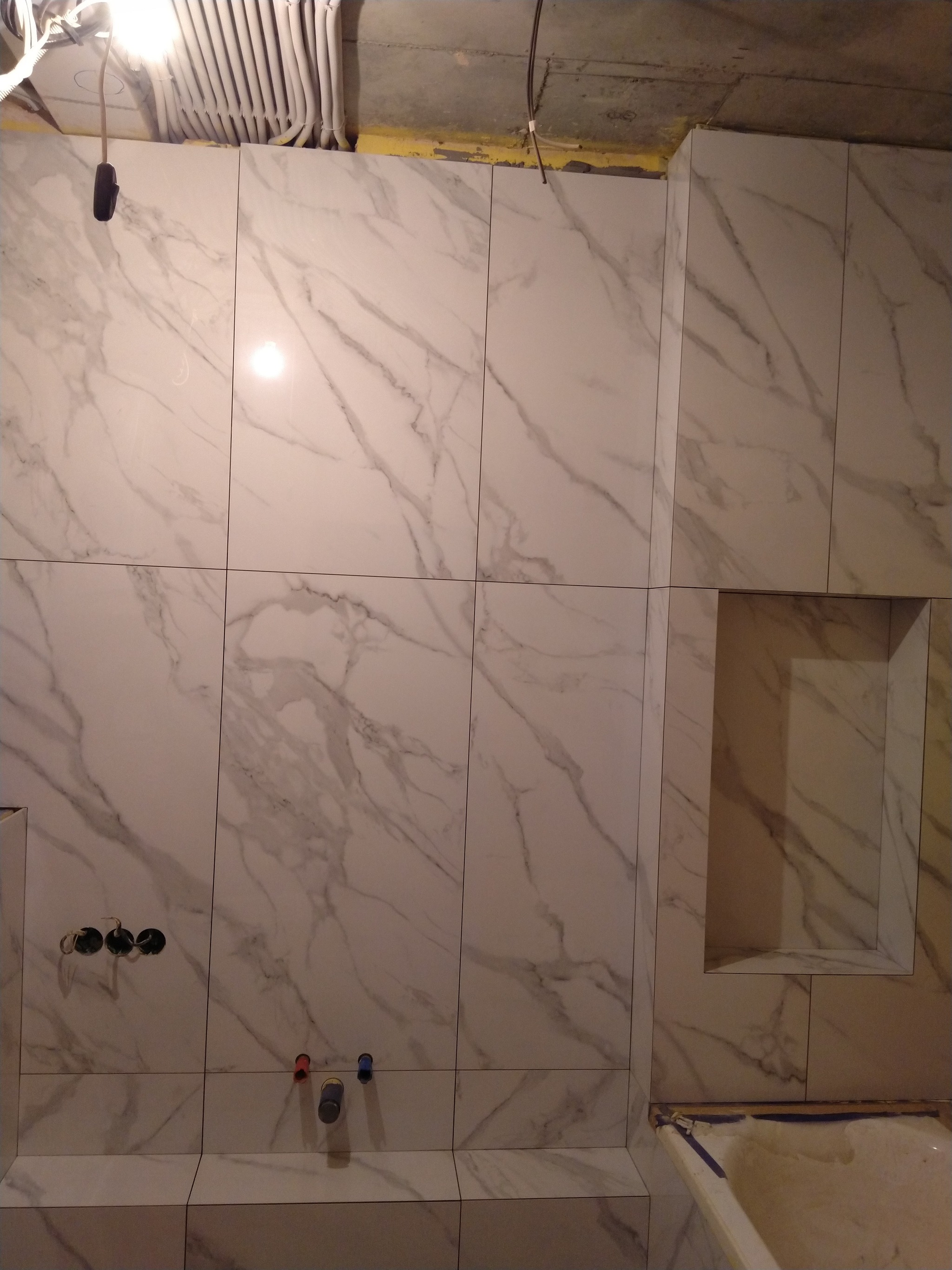 Called a tiler, chase proofs, I have them )) - My, Tile, Builders, Repair of apartments, Tilers, Longpost