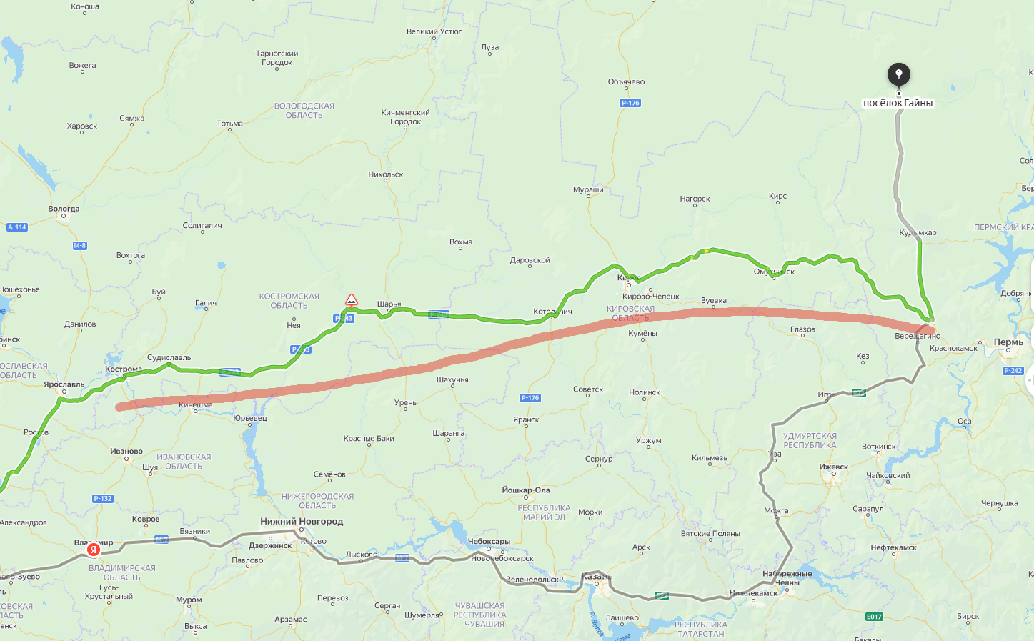 Вопрос по дороге Ярославль Кострома Киров Карагай | Пикабу