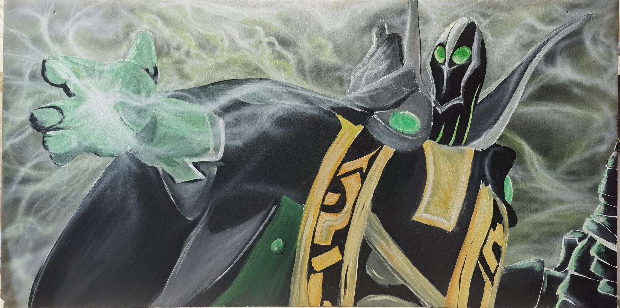 Rubick - My, Acrylic, Dota, Needlework with process