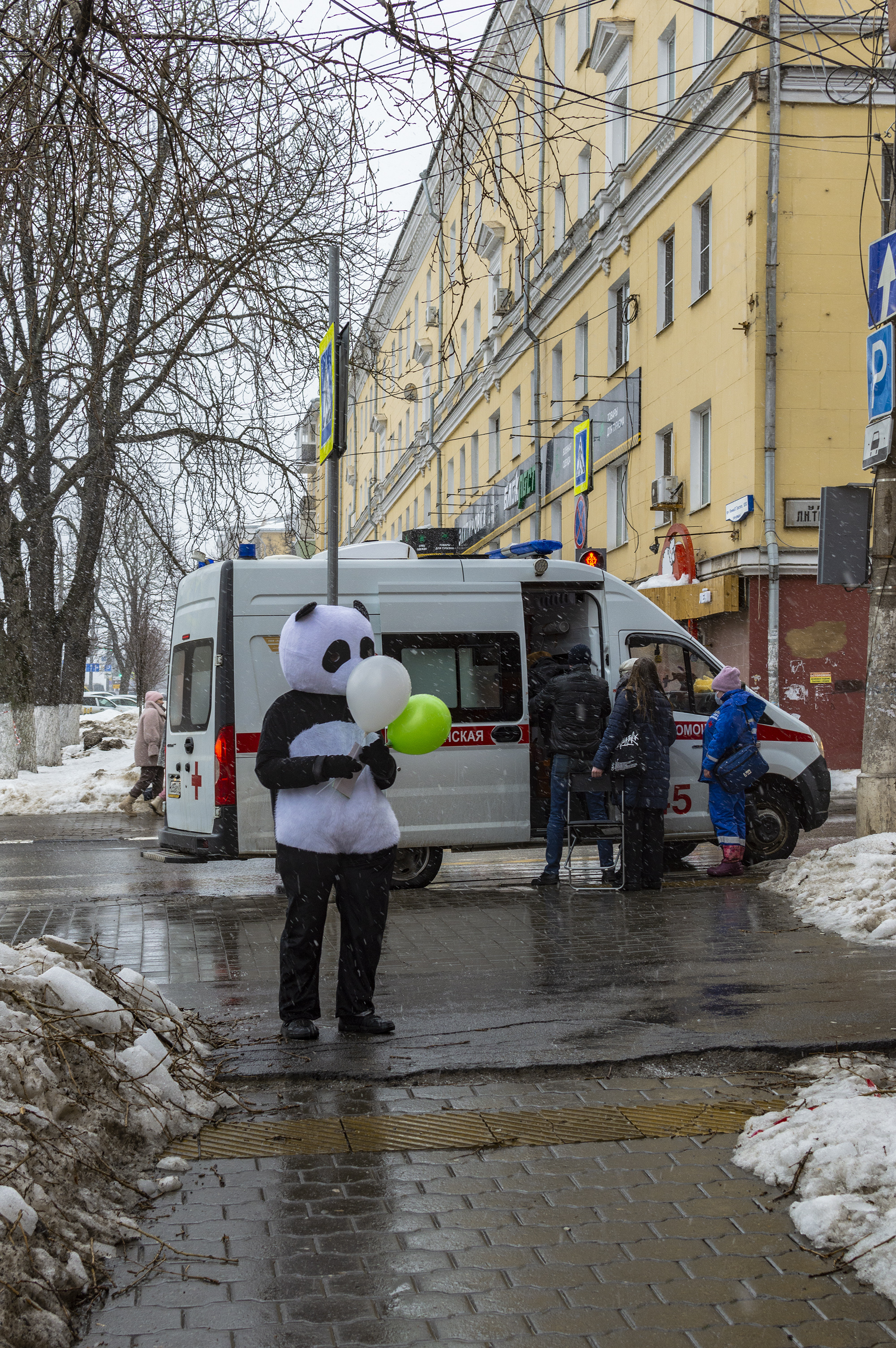 Walk around Tula #2 - My, Tula, Panda, Ambulance