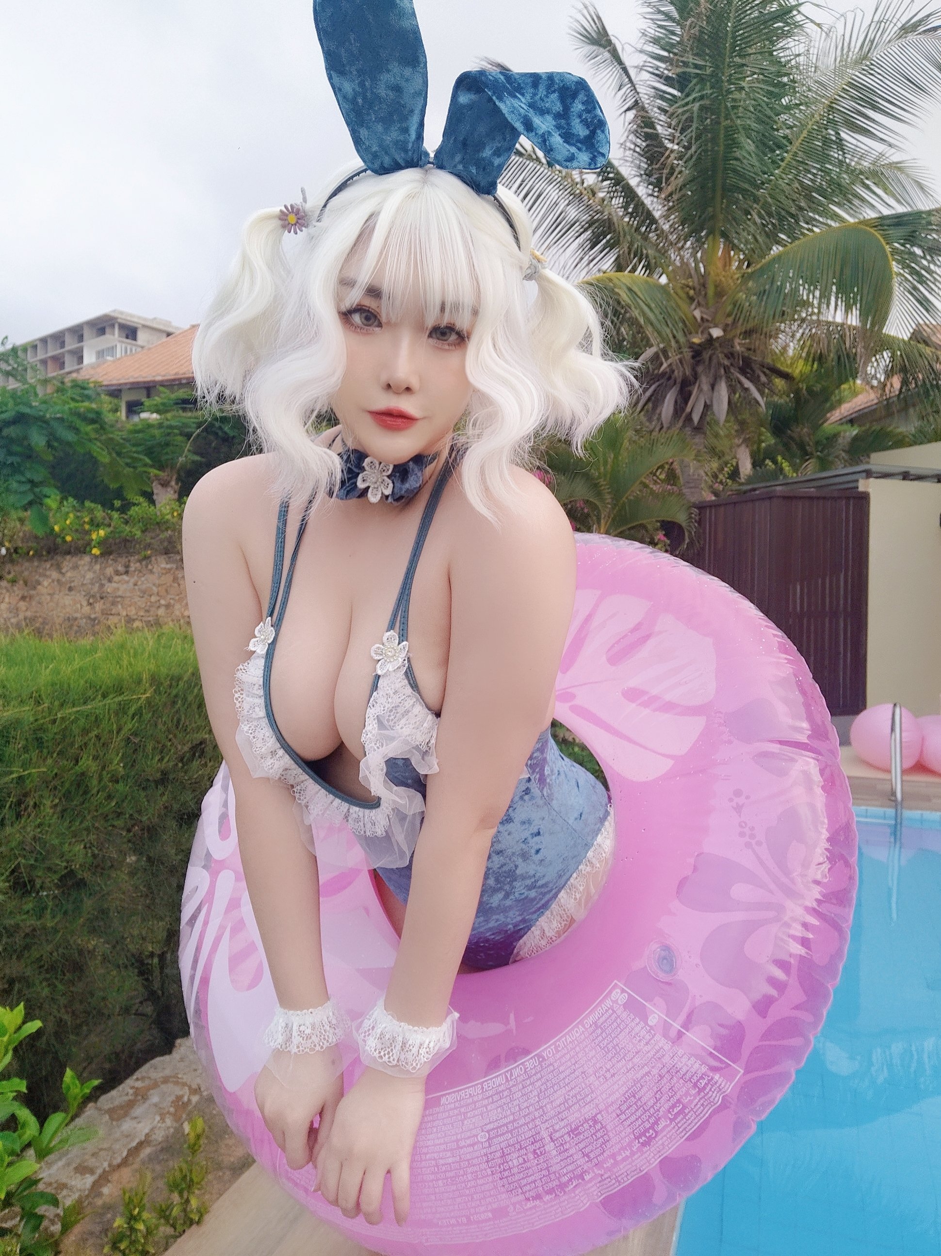 Akira Kyuu - NSFW, Girls, Erotic, Bunnysuit, Booty, Longpost