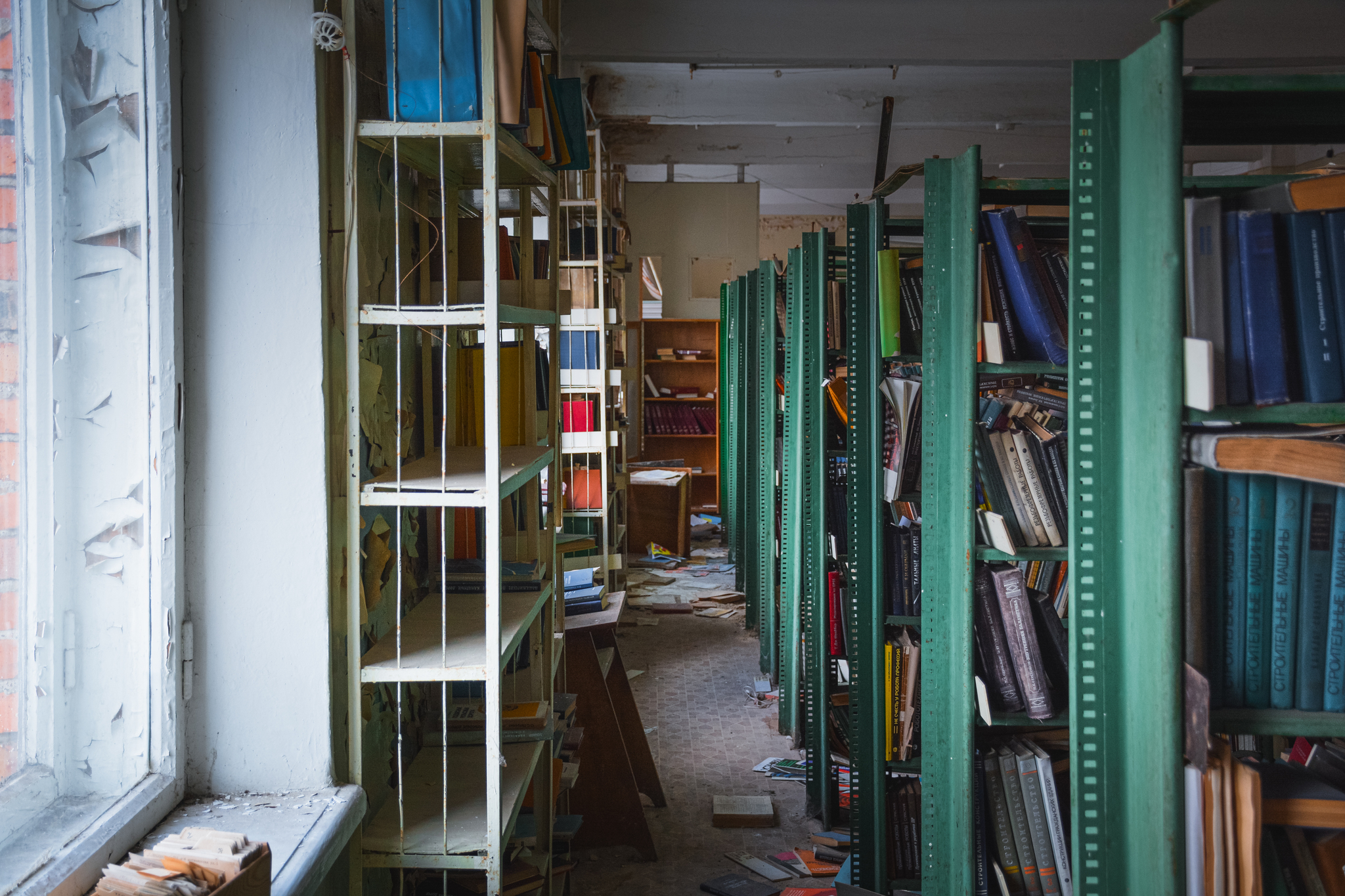 Photo-adventure through an abandoned library - My, Abandoned, All ashes, Urbanphoto, The photo, Longpost