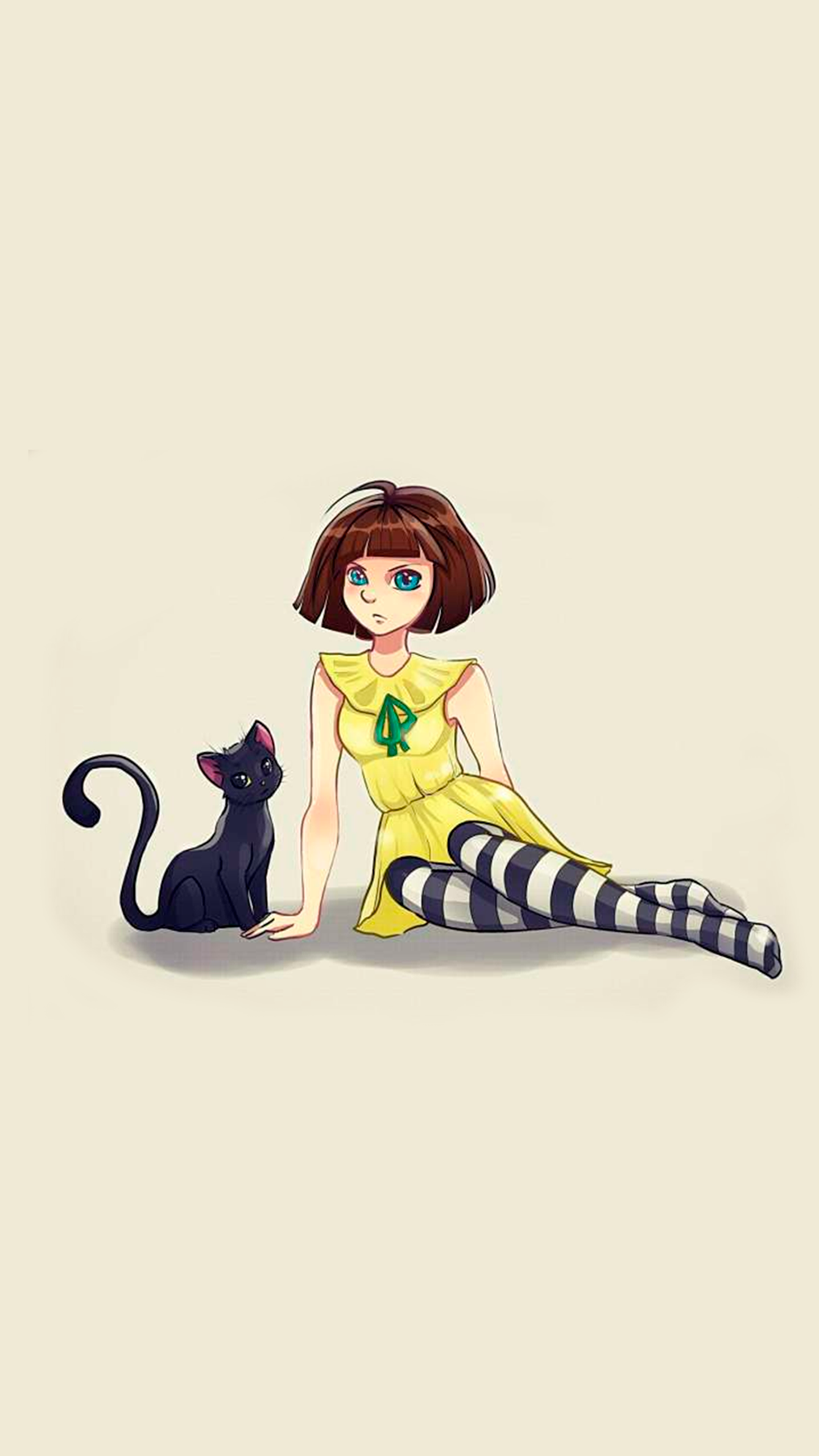 Fran Bow phone wallpaper - My, Fran Bow, Fran, Art, Telephone, Desktop wallpaper