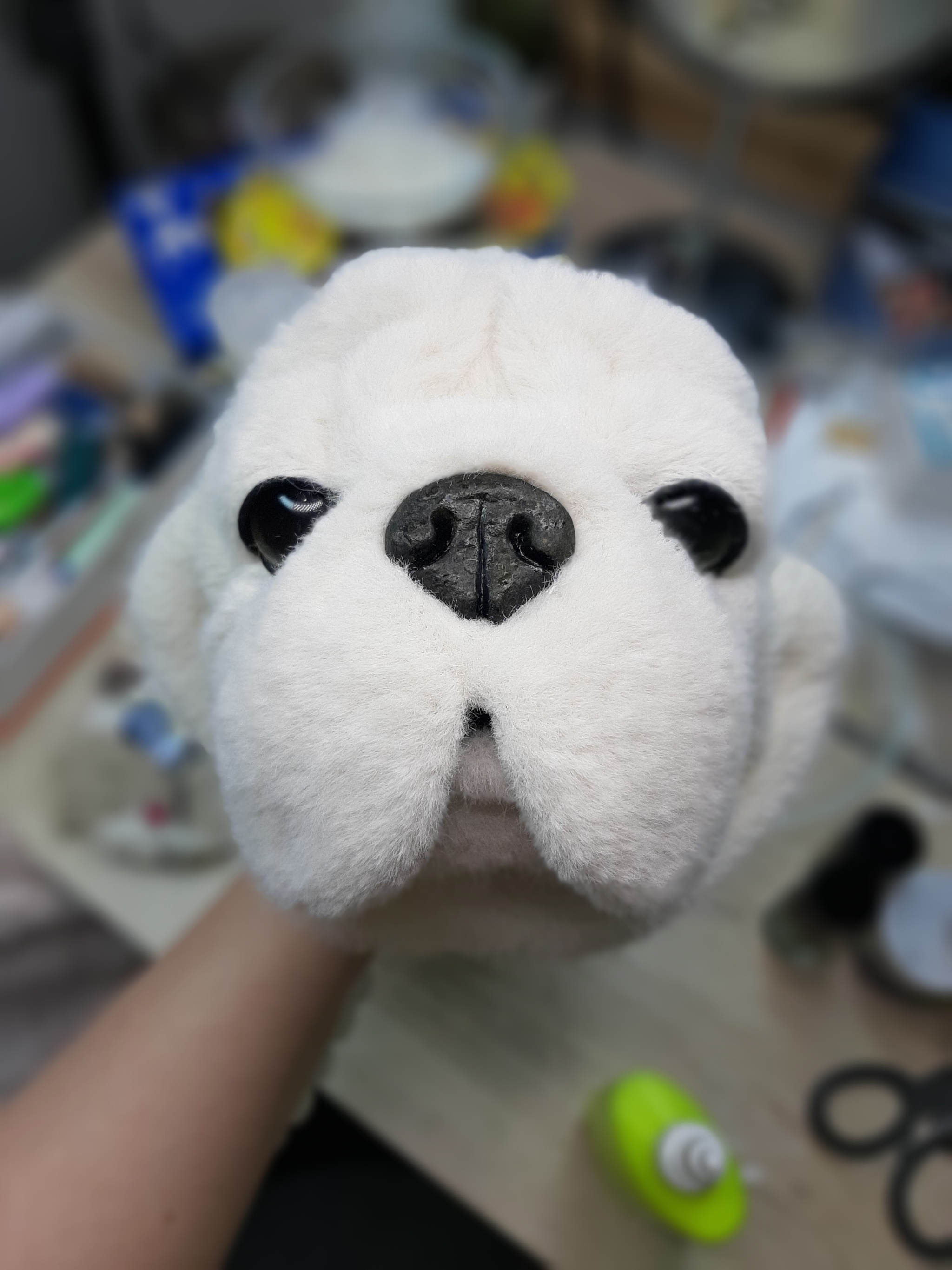 My first realistic style toy - My, Toys, Interior toy, Author's toy, Soft toy, Handmade, Sewing, Longpost, Pug, Dog, With your own hands