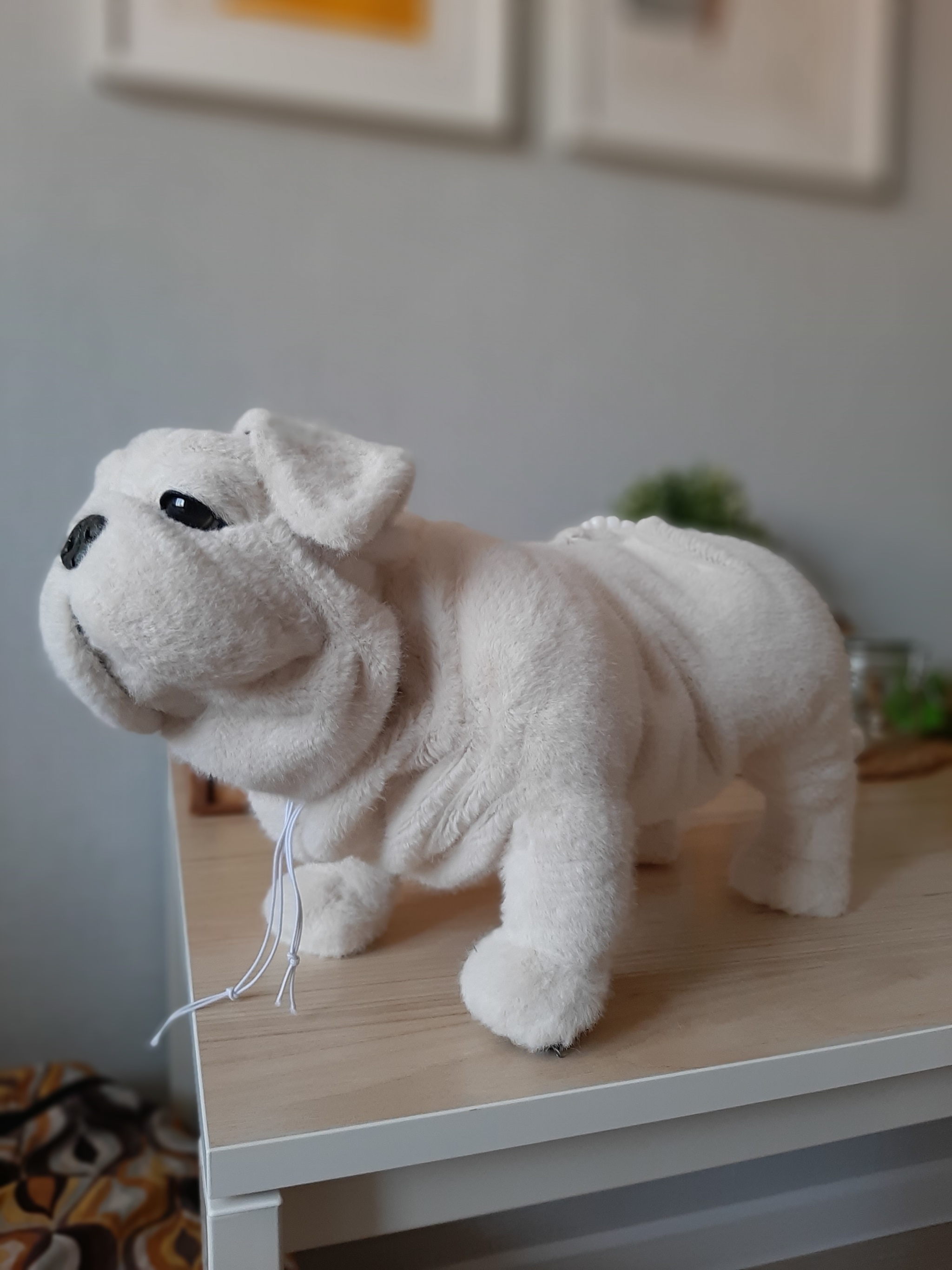 My first realistic style toy - My, Toys, Interior toy, Author's toy, Soft toy, Handmade, Sewing, Longpost, Pug, Dog, With your own hands