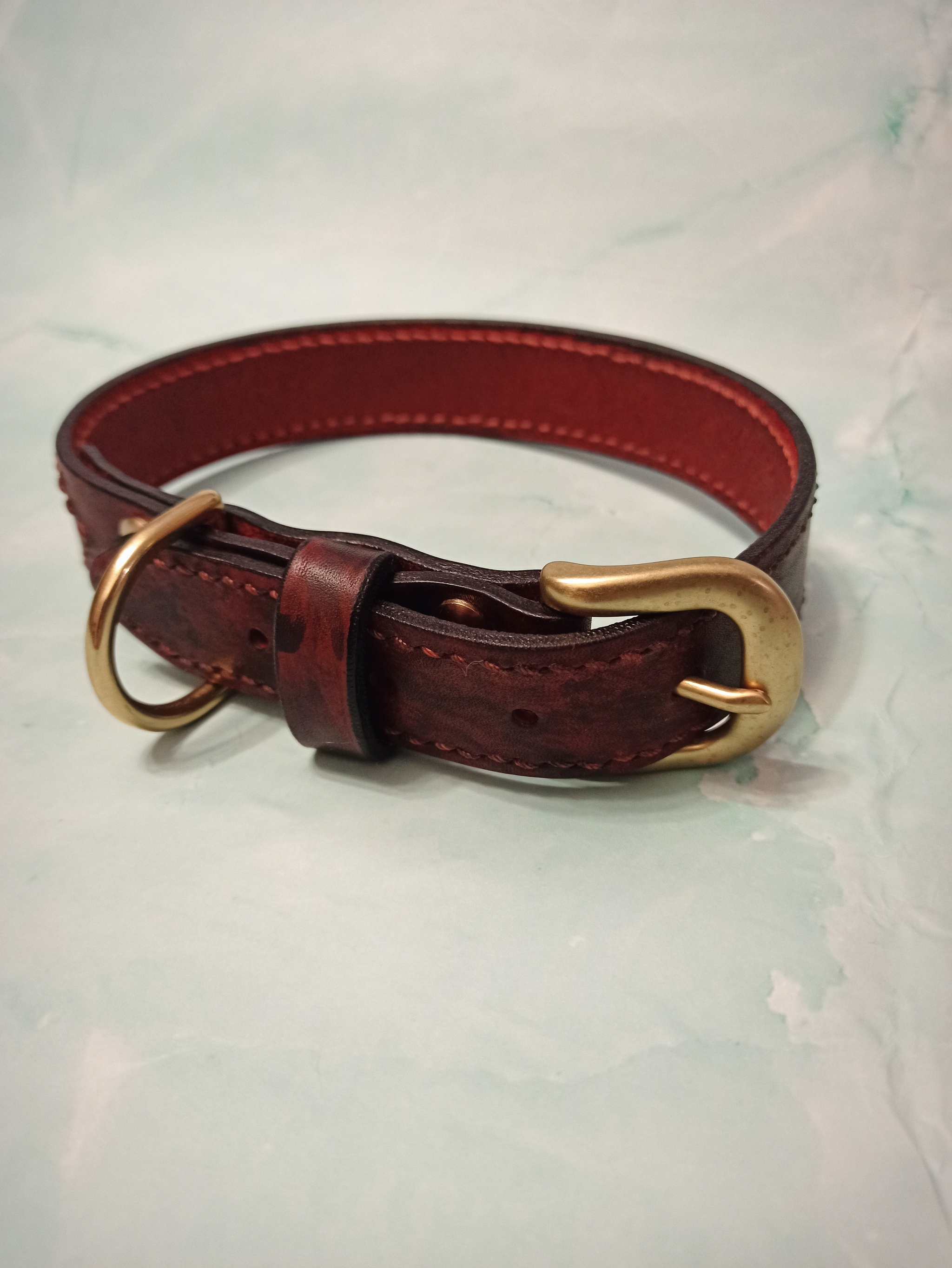 Tanning or a fascinating hobby - My, Handmade, Leather products, Belt, Sheath, Collar, Longpost