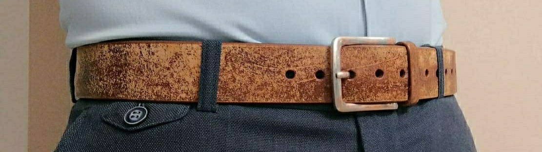 Belt - My, Leather products, Natural leather, With your own hands, Handmade, Belt, Longpost