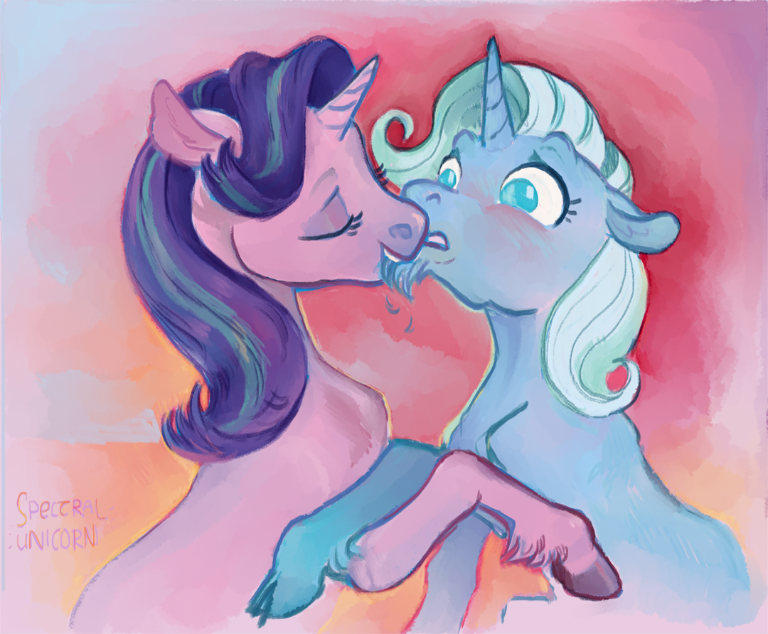 Kus - My little pony, Starlight Glimmer, Trixie, Shipping, MLP Lesbian, Kus