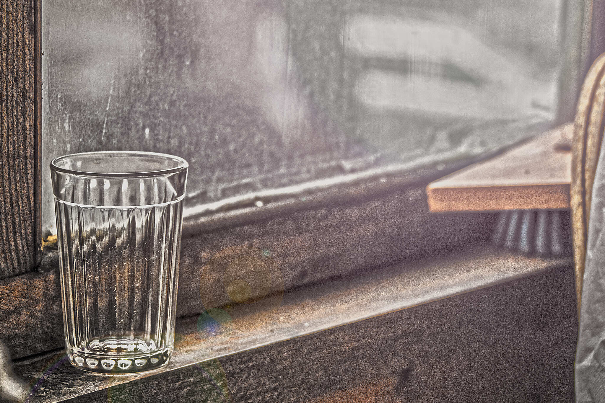 Just a glass on the balcony - My, The photo, Beginning photographer