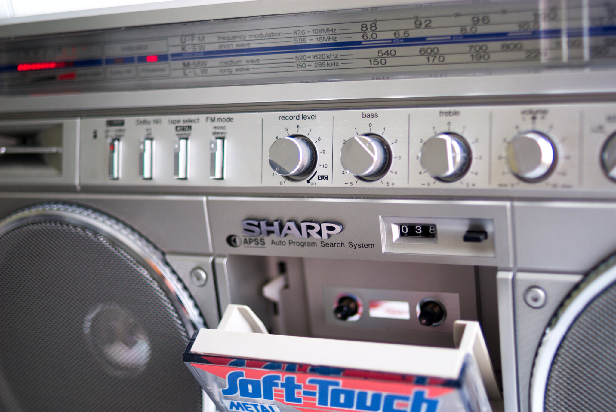 Sharp GF-8989 - My, Sharp, Japan, Cassette recorder, Retro, Technics, Boombox, Ghettoblaster, Longpost