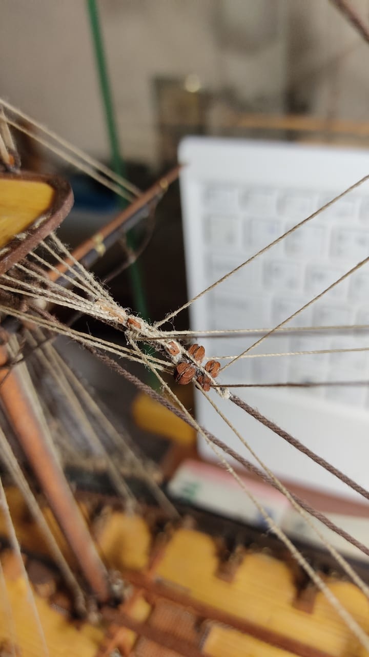 Model of the brig Mercury. Part 10. Still ranging - My, Modeling, Stand modeling, Scale model, Wood products, Longpost