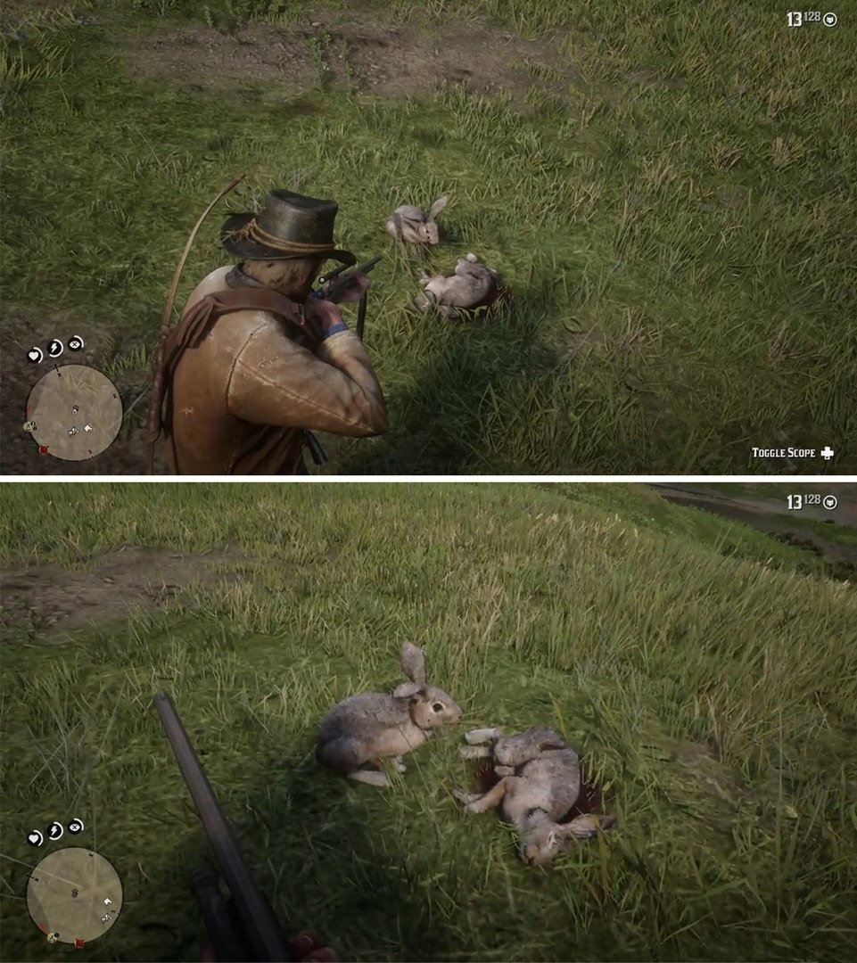 When you want revenge, but you're just a rabbit - Games, Computer games, Red dead redemption 2, Rabbit, Revenge, Longpost